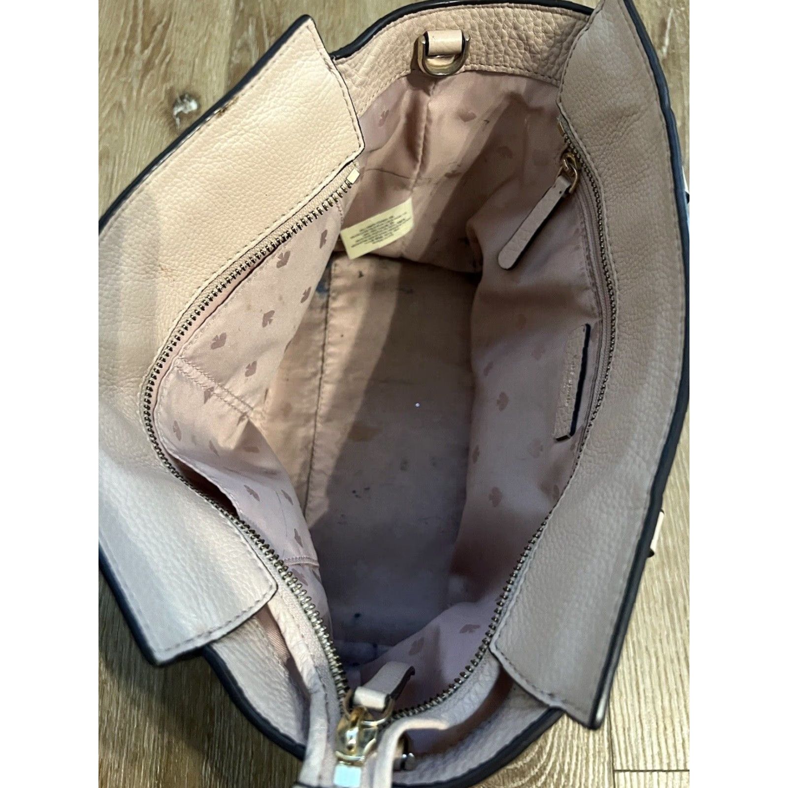 Vintage VINTAGE Kate Spade New York Jackson Triple Compartment Satchel Pink Satchel Women Medium Rosy Cheeks Pink 8 in 11 in 4.5 in Size ONE SIZE - 4 Thumbnail