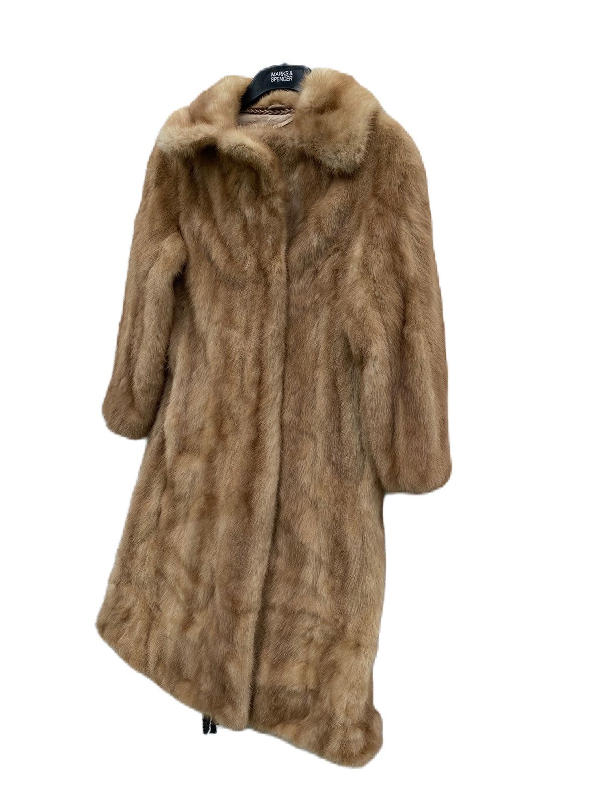 Japanese Brand × Vintage LONG JACKET TRUE LEATHER FUR OLDEST FURRIER YAMAOKA RARE Size S / US 4 / IT 40 - 2 Thumbnail