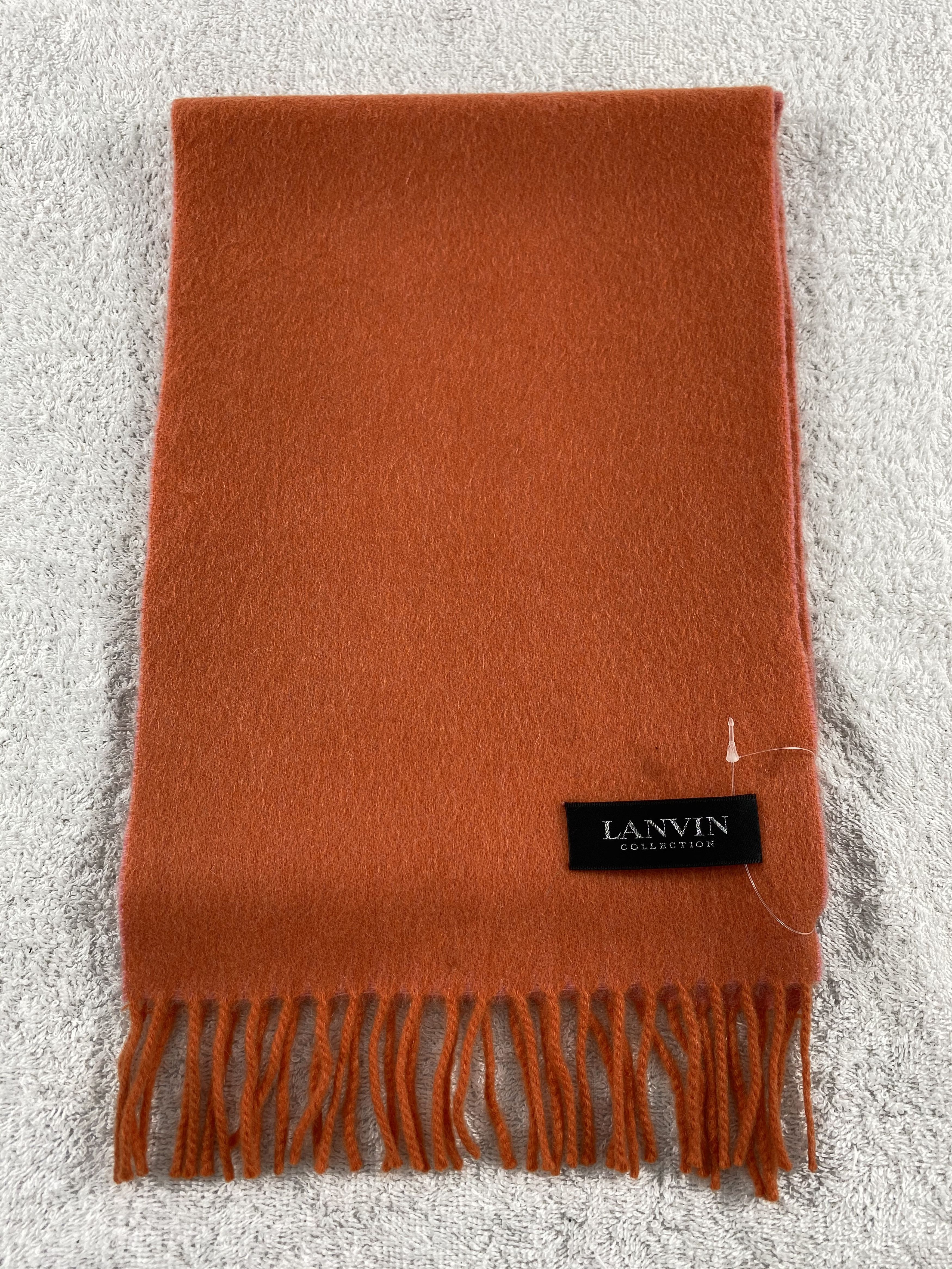 Lanvin × Vintage Lanvin Scarf / Muffler / Neckwear - WW1655 Size ONE SIZE - 2 Thumbnail