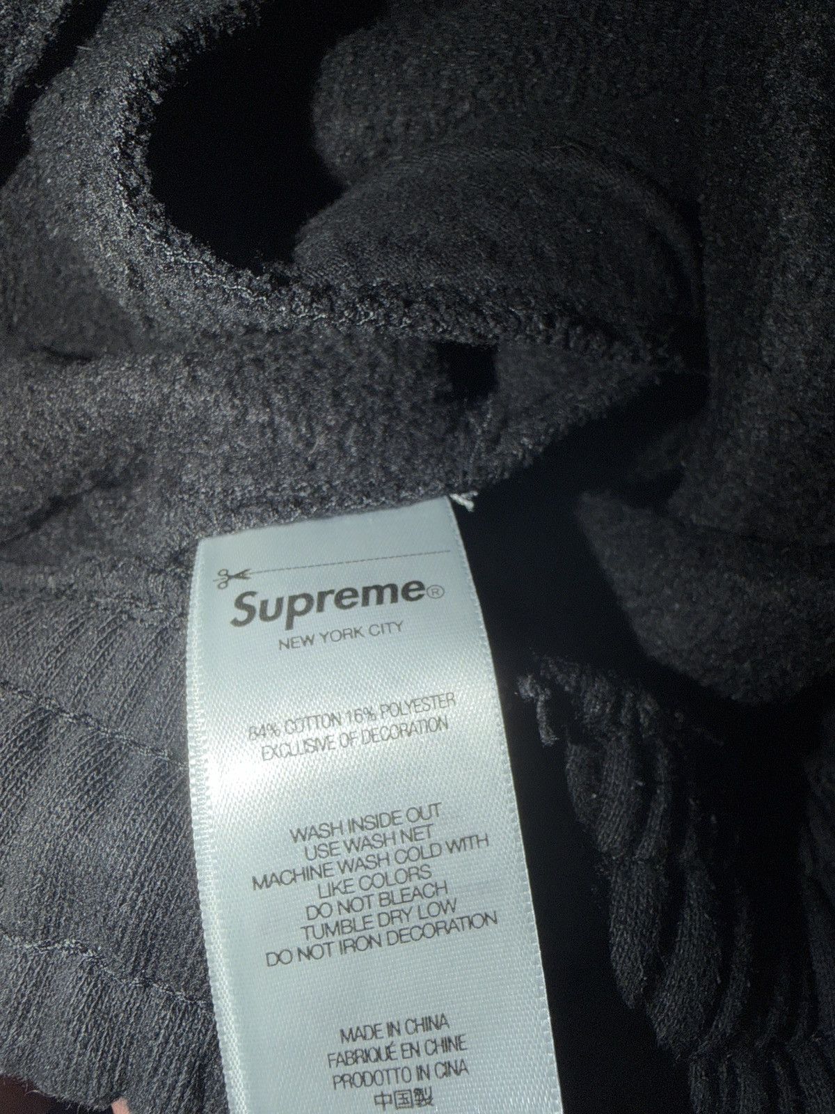 Supreme 2025 Supreme Piping Sweatpant 'Black' Size US 32 / EU 48 - 7 Thumbnail