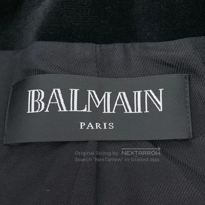 Balmain Balmain Black Cotton Jacket for Women . Size XXS / US 00 / IT 34 - 5 Thumbnail