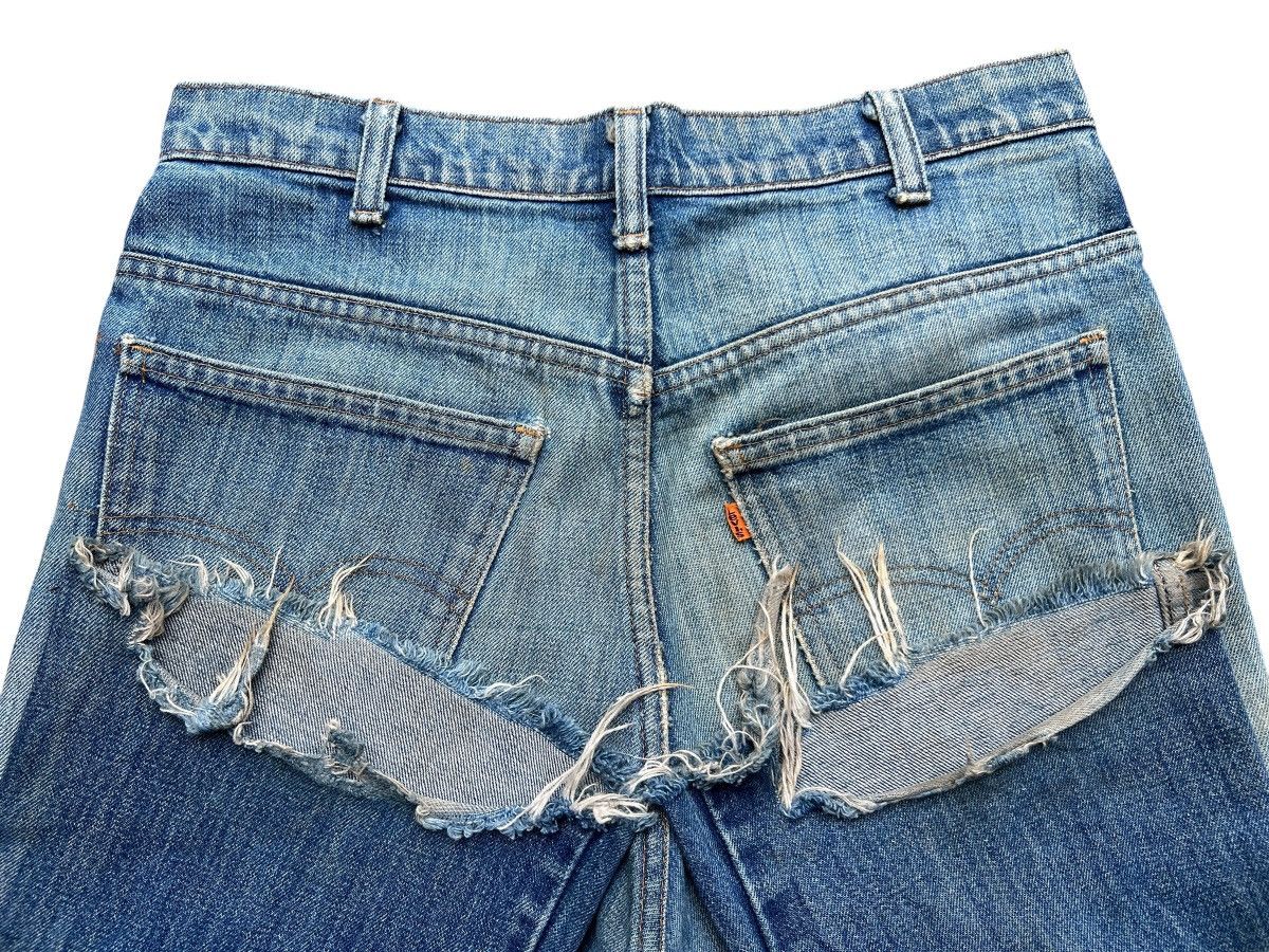 Levi's Vintage 70s Levi’s 646 Orange Bootcut Distressed Denim Jeans Size US 32 / EU 48 - 9 Thumbnail