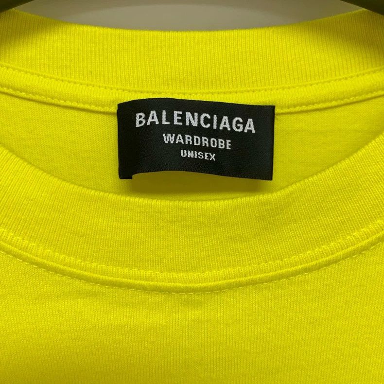 Balenciaga Balenciaga Neon Yellow Short Sleeve T-Shirt, Size S Size US S / EU 44-46 / 1 - 2 Thumbnail