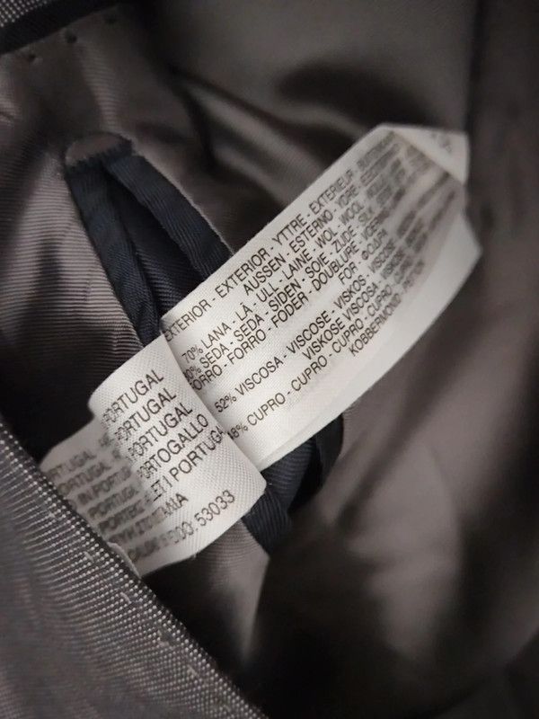 Massimo Dutti Massimo Dutti grey jacket silk wool Size US XL / EU 56 / 4 - 5 Thumbnail