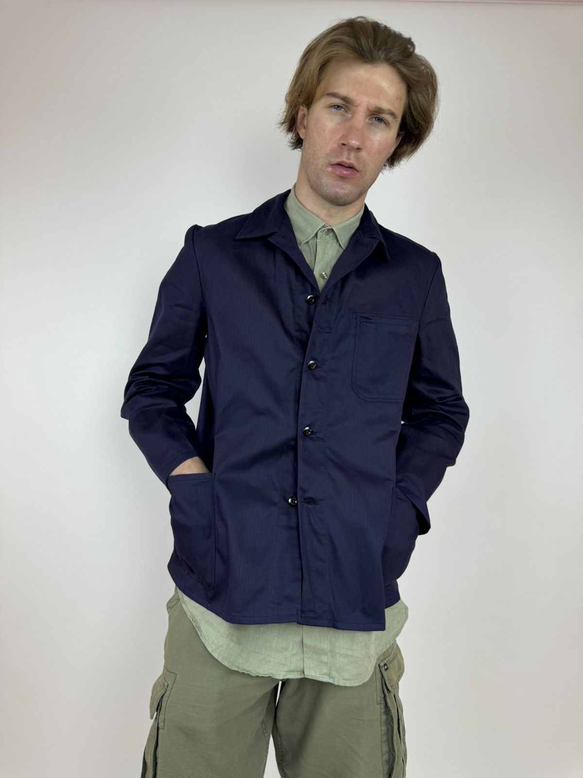Other Augsburger Workwear jacket Worker Canvas jacket Mens size 52 Size US L / EU 52-54 / 3 - 6 Thumbnail