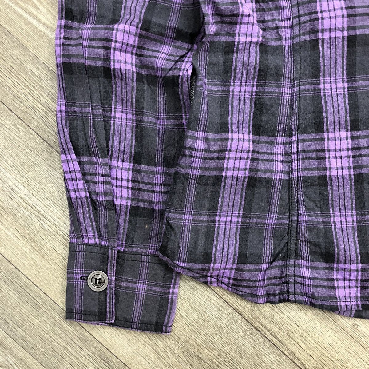 If Six Was Nine × Japanese Brand × Le Grande Bleu (L.G.B.) 2000s Algonquins Punk LGB Style Multizipper Flannel Shirt Size S / US 4 / IT 40 - 11 Thumbnail