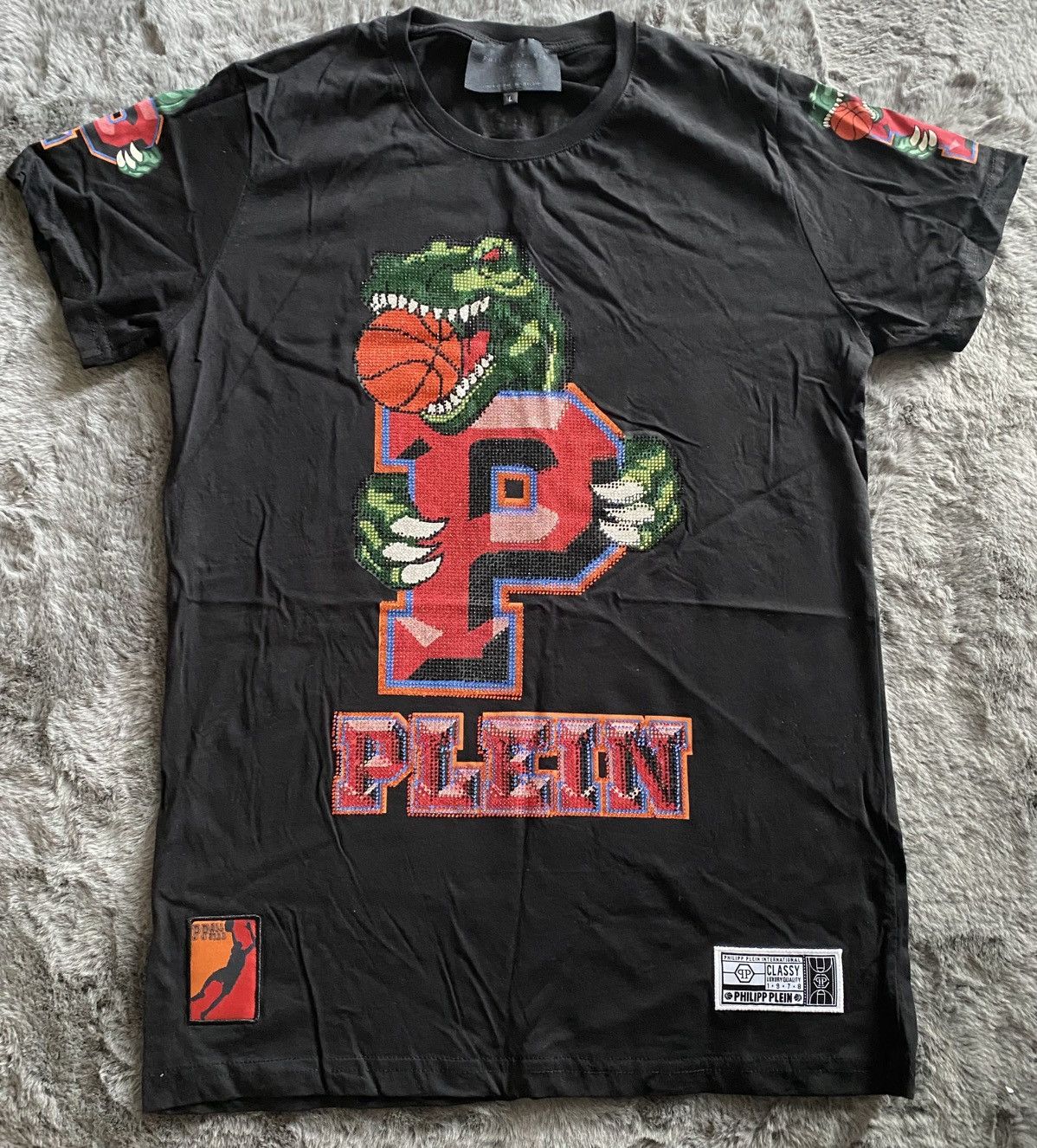 Philipp Plein Philipp Plein Originals All Star Rhinestone T-Shirt – Size L Size US L / EU 52-54 / 3 - 1 Thumbnail