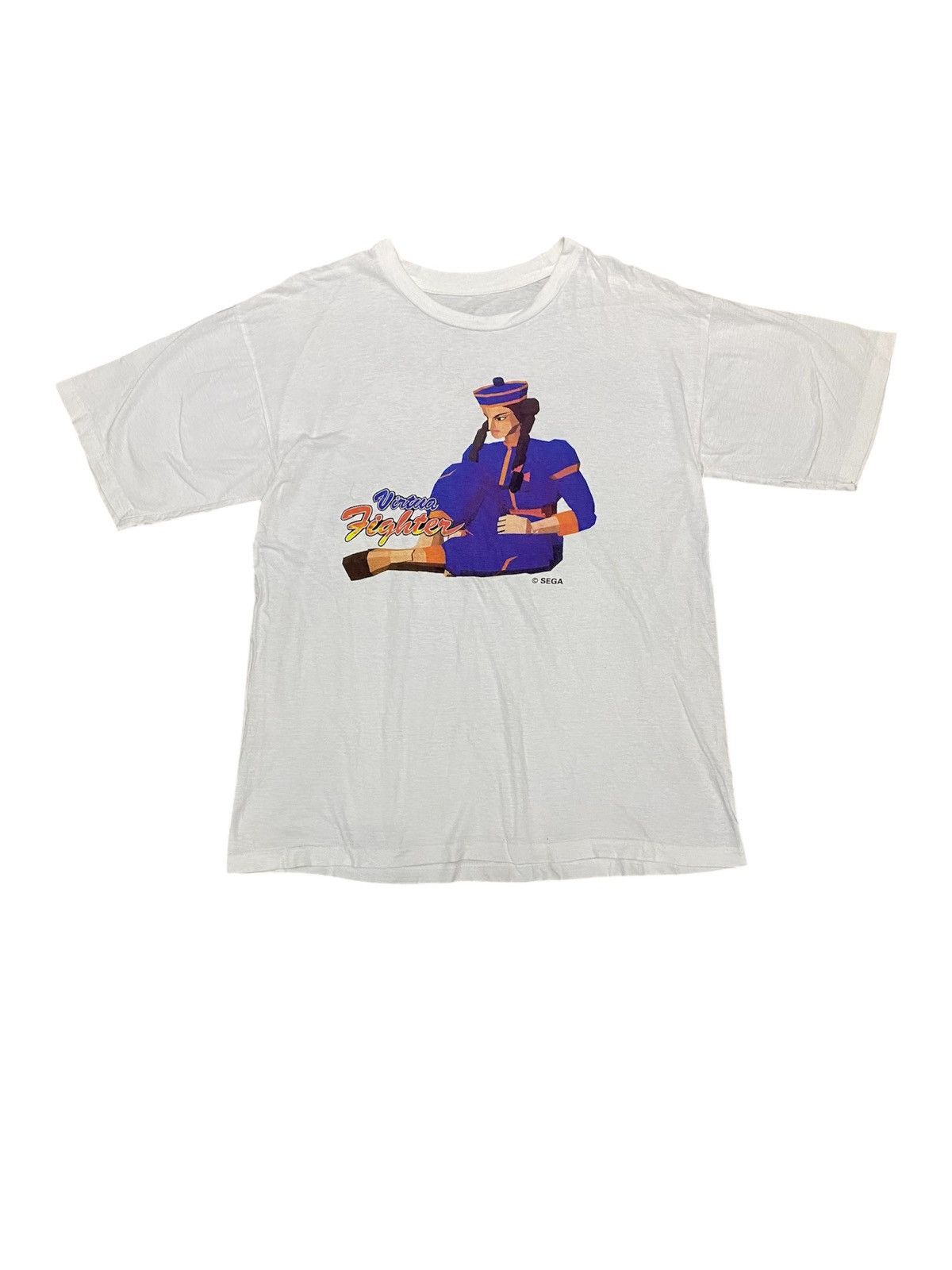 Playstation 1990s Virtual Fighter SEGA promo tee Made in Japan Size US M / EU 48-50 / 2 - 1 Thumbnail