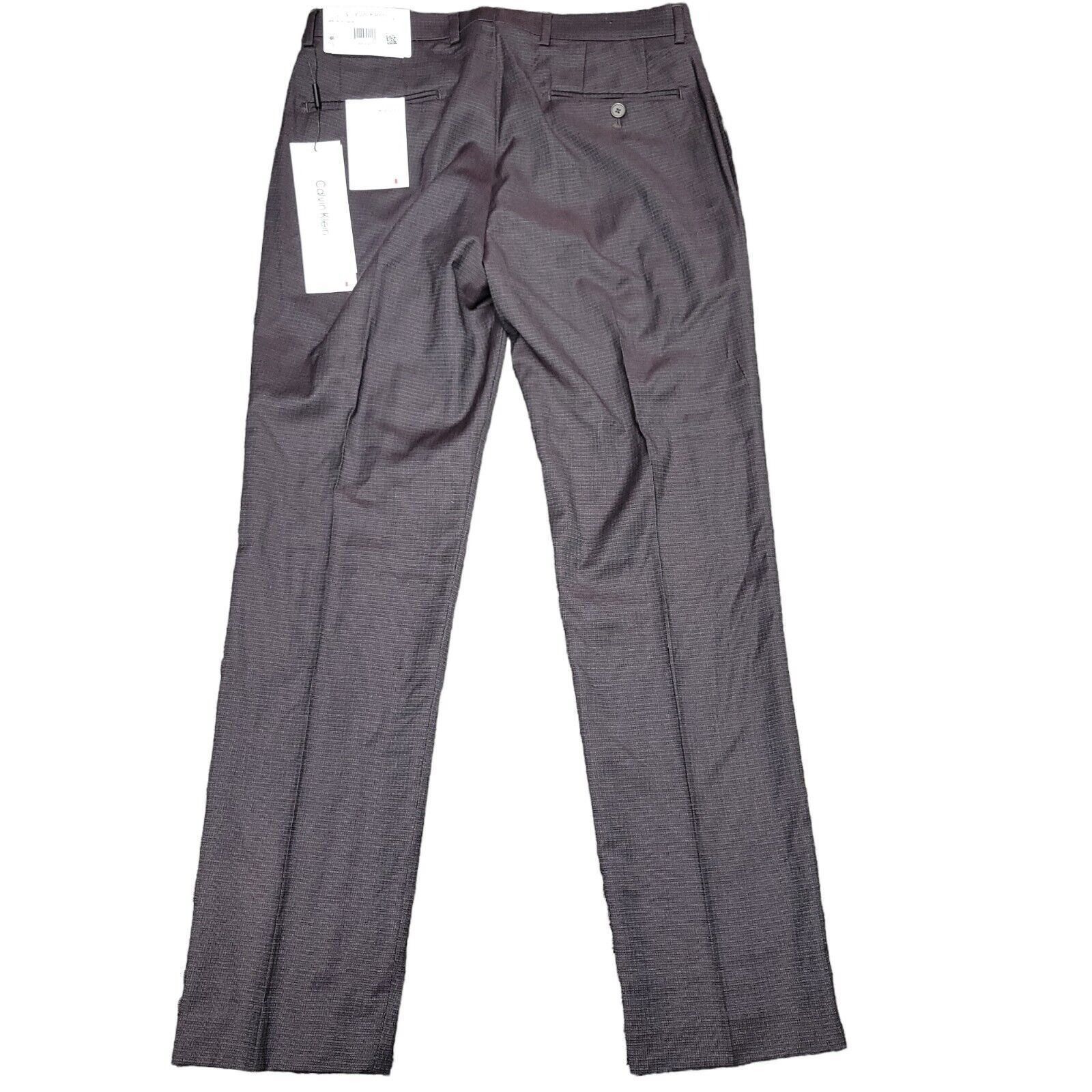 Calvin Klein Men's Calvin Klein Slim Fit Dress Pants. Size 32/30. New Wi Size US 32 / EU 48 - 4 Thumbnail