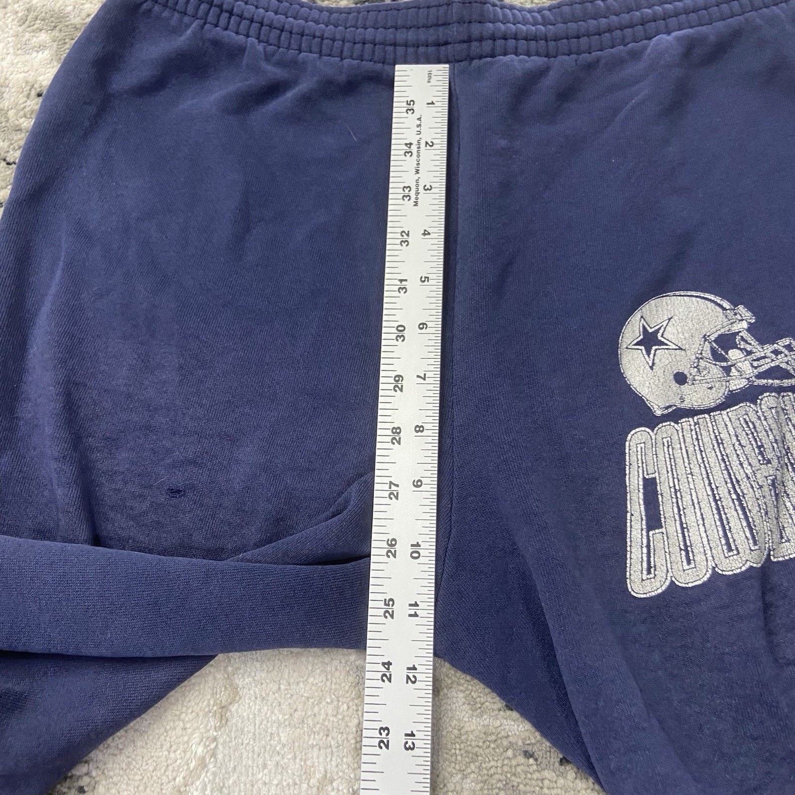 Champion Vintage 90s Dallas Cowboys Sweatpants 1990s Large Distressed Size ONE SIZE - 7 Thumbnail