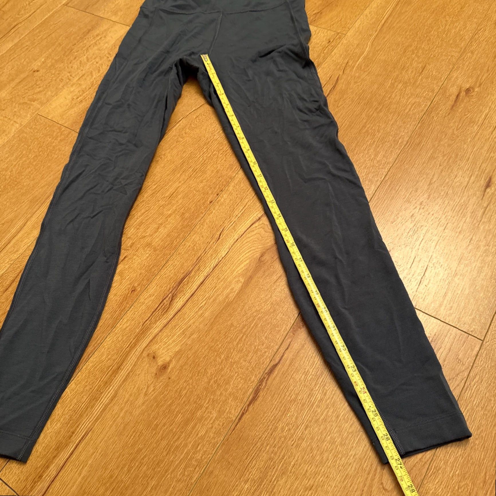 Allbirds Allbirds Natural Leggings Blue Womens Small Merino Wool Blend Stretch Yoga Comfort Elastic Waist Moisture Wicking Athletic Ankle Size 28" / US 6 / IT 42 - 7 Thumbnail