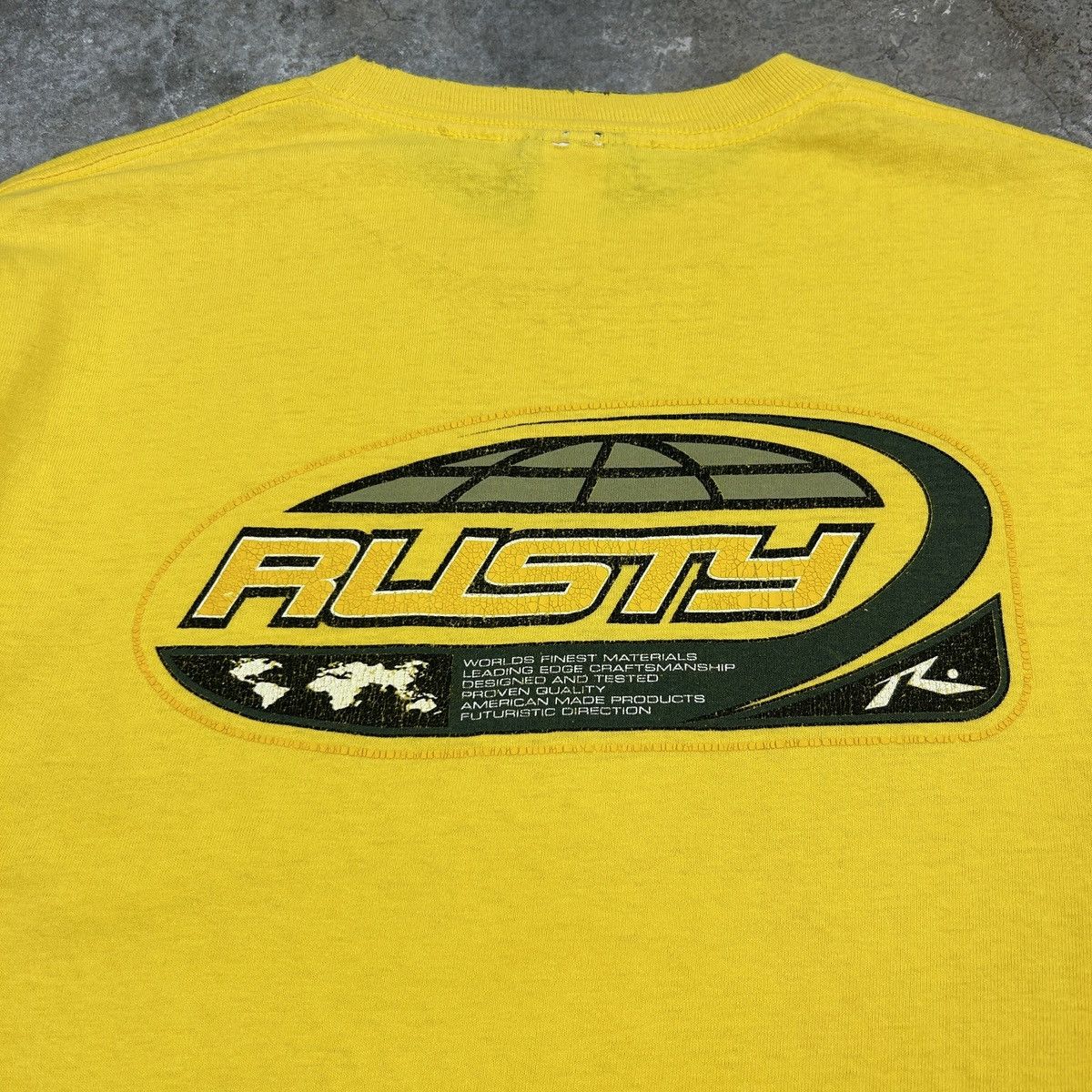 Rusty × Vintage 1990s Rusty Surf T-Shirt Size US M / EU 48-50 / 2 - 9 Thumbnail