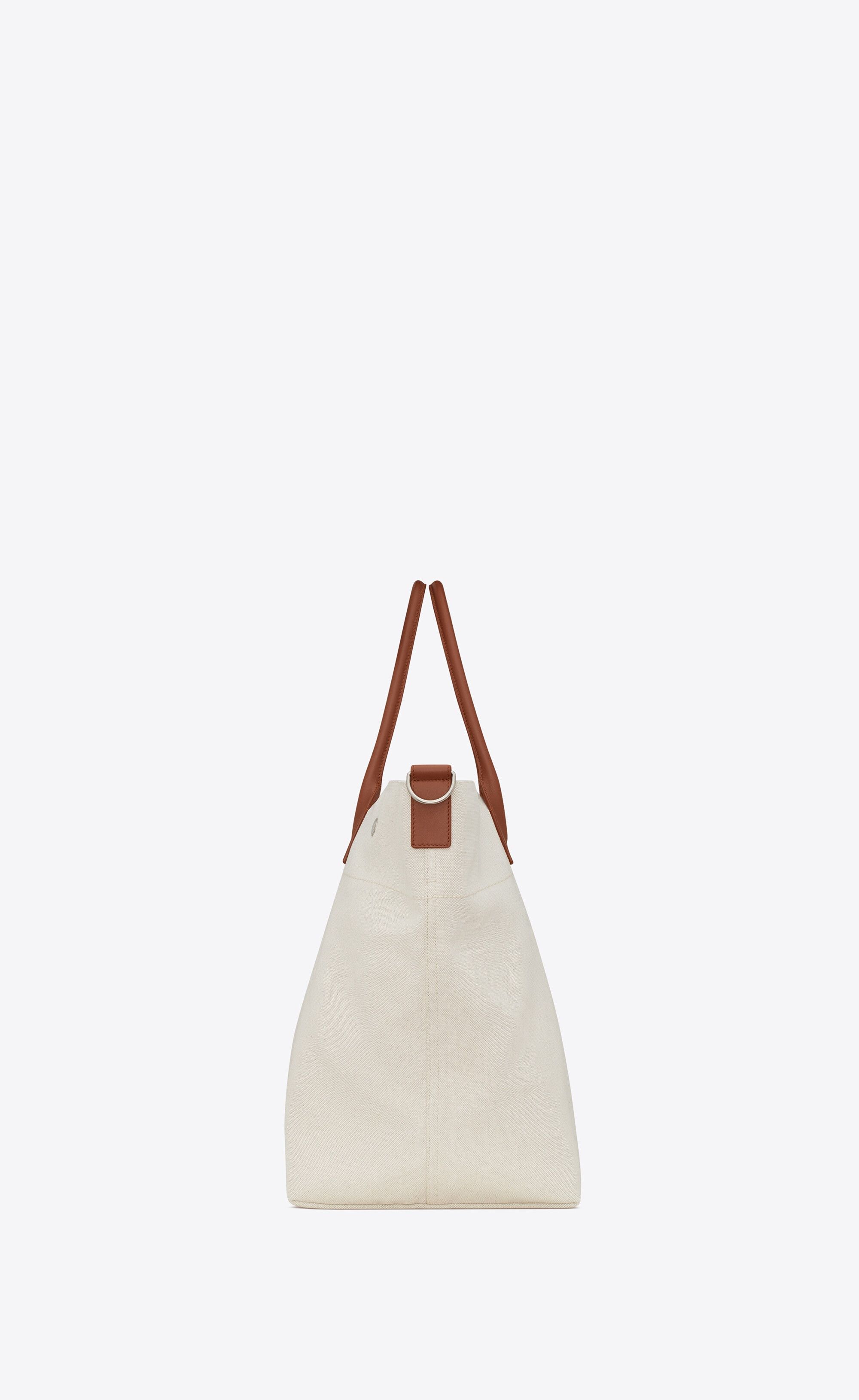 Saint Laurent Paris o1b1hav110125 685543 Size: OS / Shopping Leather Bag Beige Size ONE SIZE - 3 Thumbnail