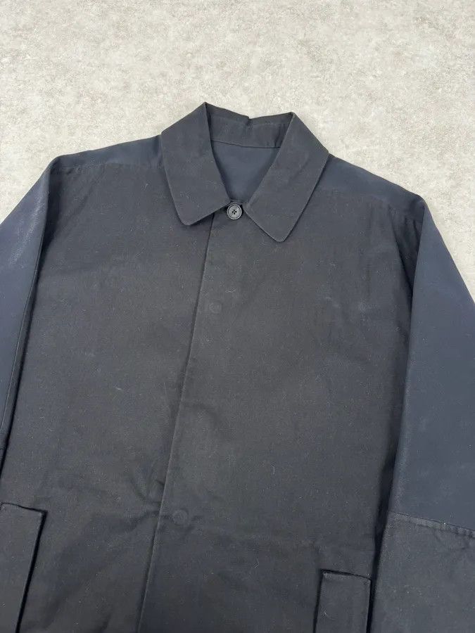 Balenciaga 2010s Balenciaga Sample Black & Navy Geometrical Trench Coat Size US S / EU 44-46 / 1 - 5 Thumbnail