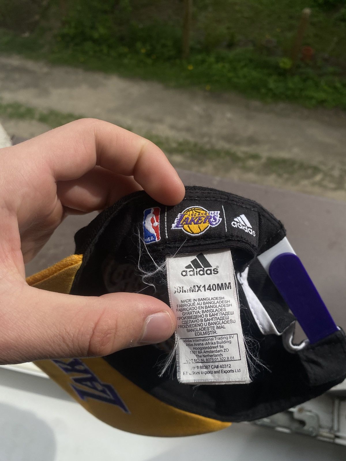 Adidas × NBA × Vintage Vintage Los Angeles Lakers x Adidas Snapback Cap Size ONE SIZE - 5 Thumbnail