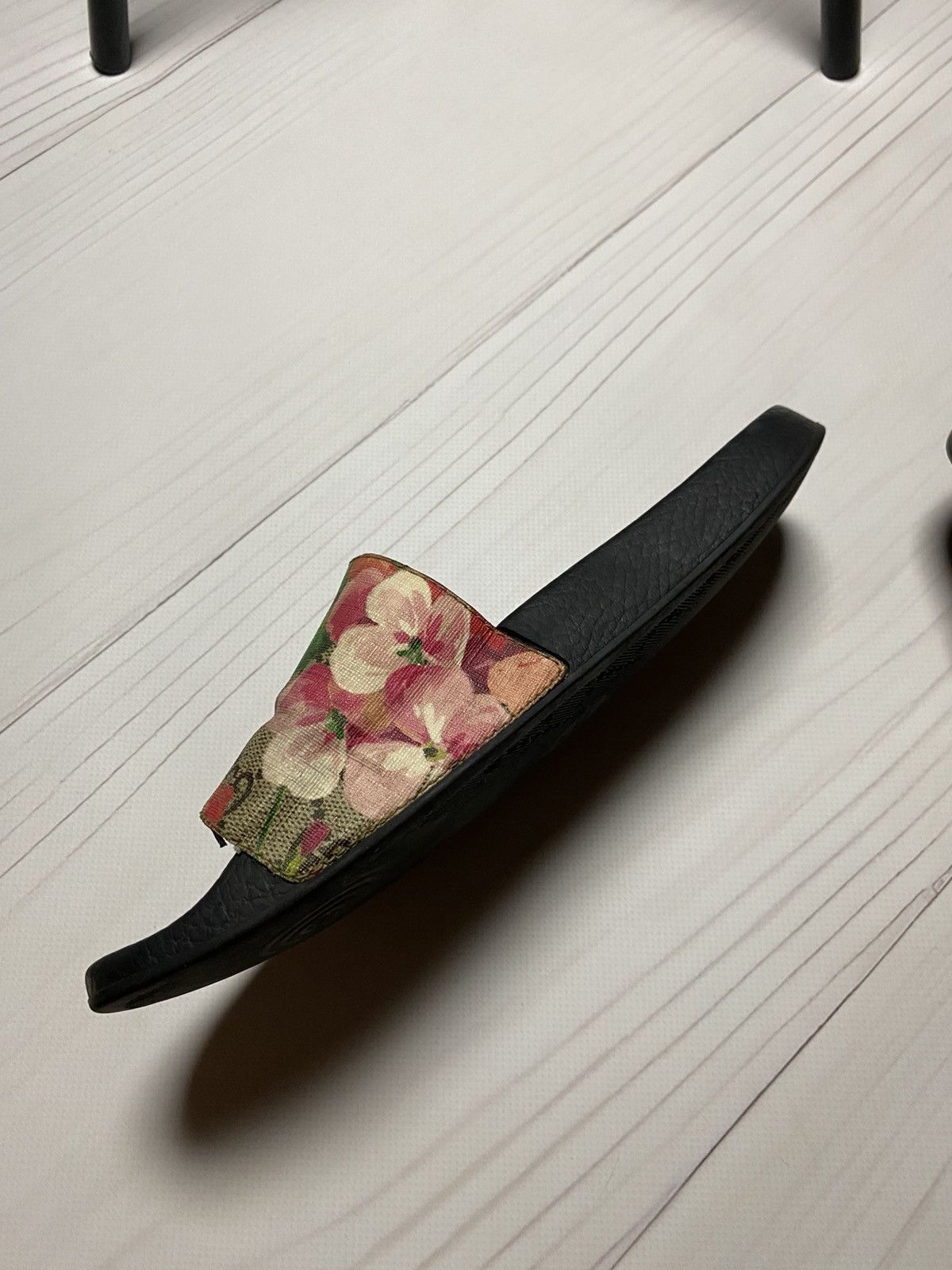 Gucci Gucci GG Blooms Supreme place floral logo slides Size US 8 / IT 38 - 11 Thumbnail