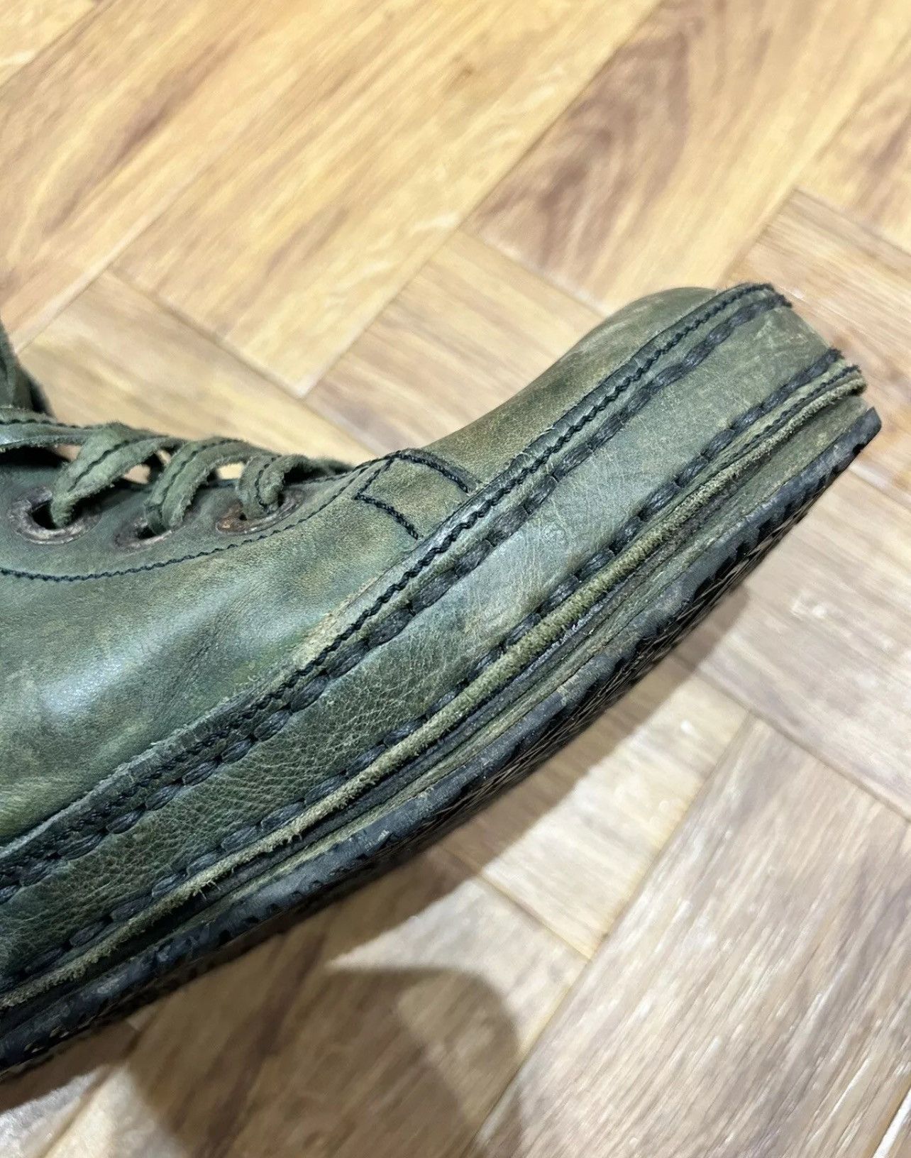 James Kearns James Kearns Handmade Green Horse Leather UK Size 9 Size US 9 / EU 42 - 12 Thumbnail