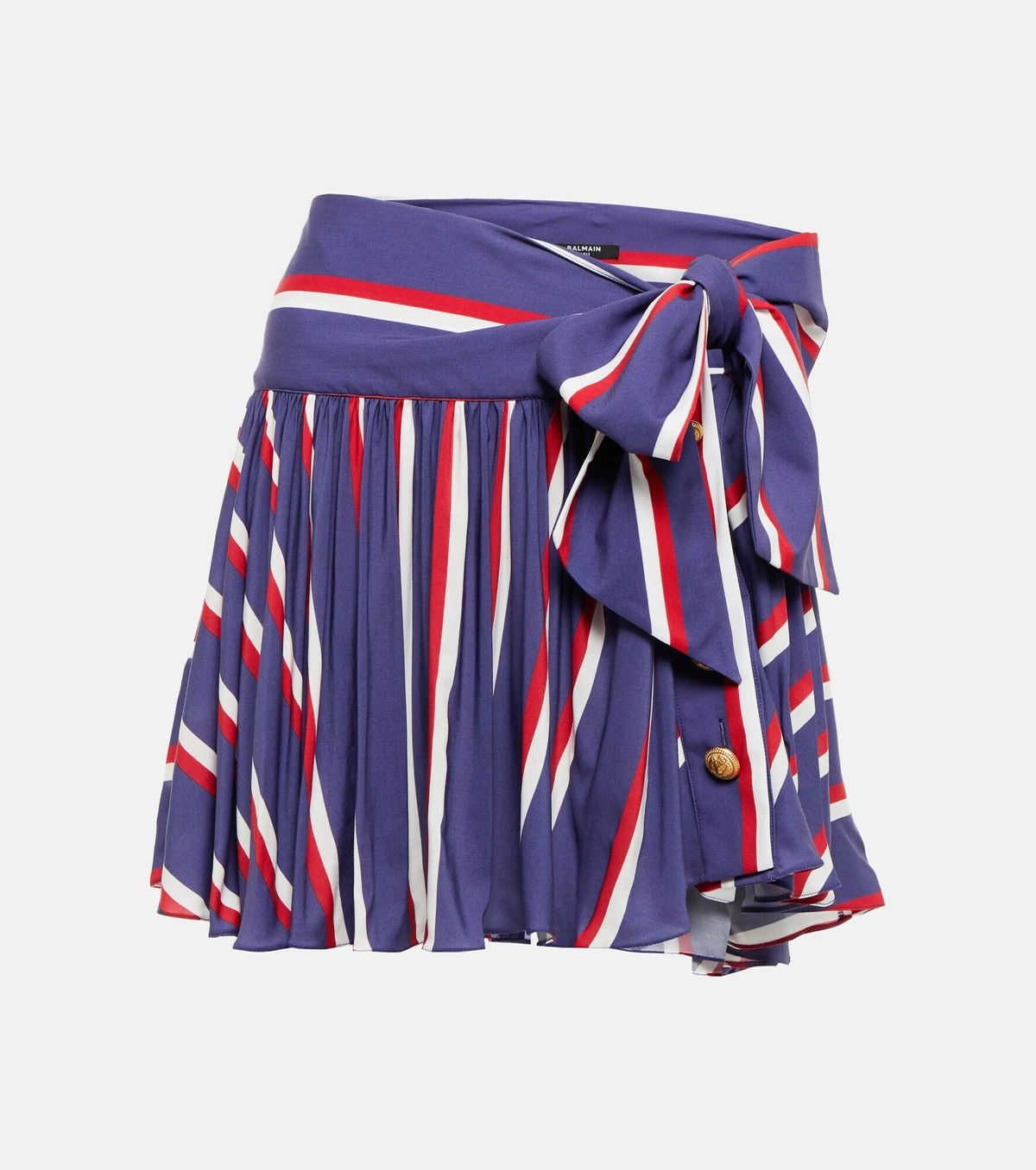 Balmain o1y0625 Mini Skirt in Multicolor Size 28" / US 6 / IT 42 - 1 Thumbnail