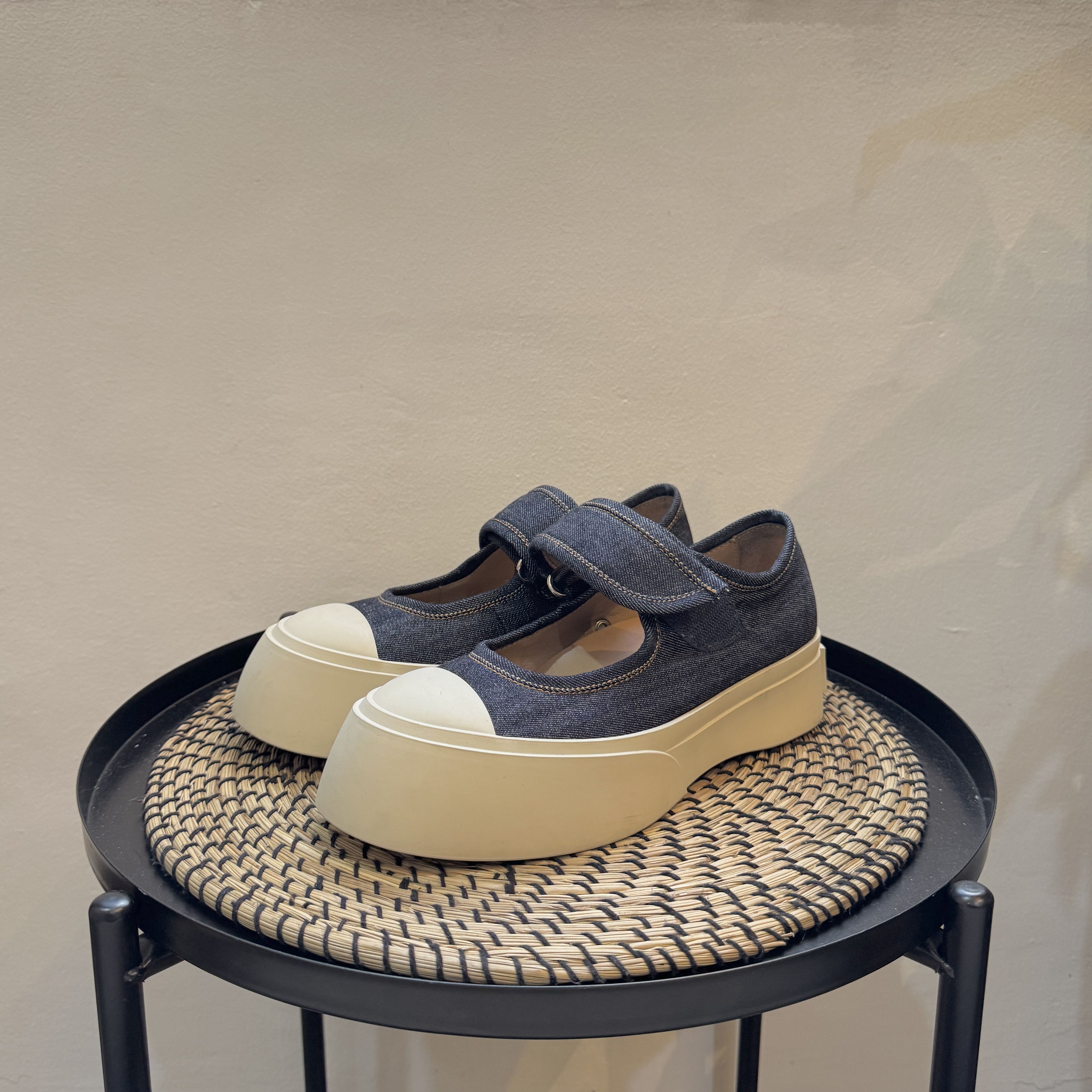 Marni Marni Denim Mary Jane Sandals Size US 7 / IT 37 - 1 Thumbnail