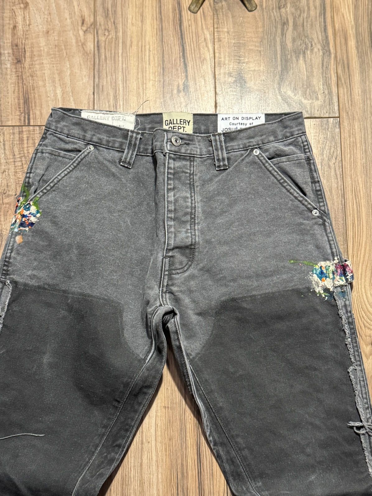 Gallery Dept. Gallery dept LA FLARE CARPENTER CHARCOAL PANTS Size US 32 / EU 48 - 2 Thumbnail