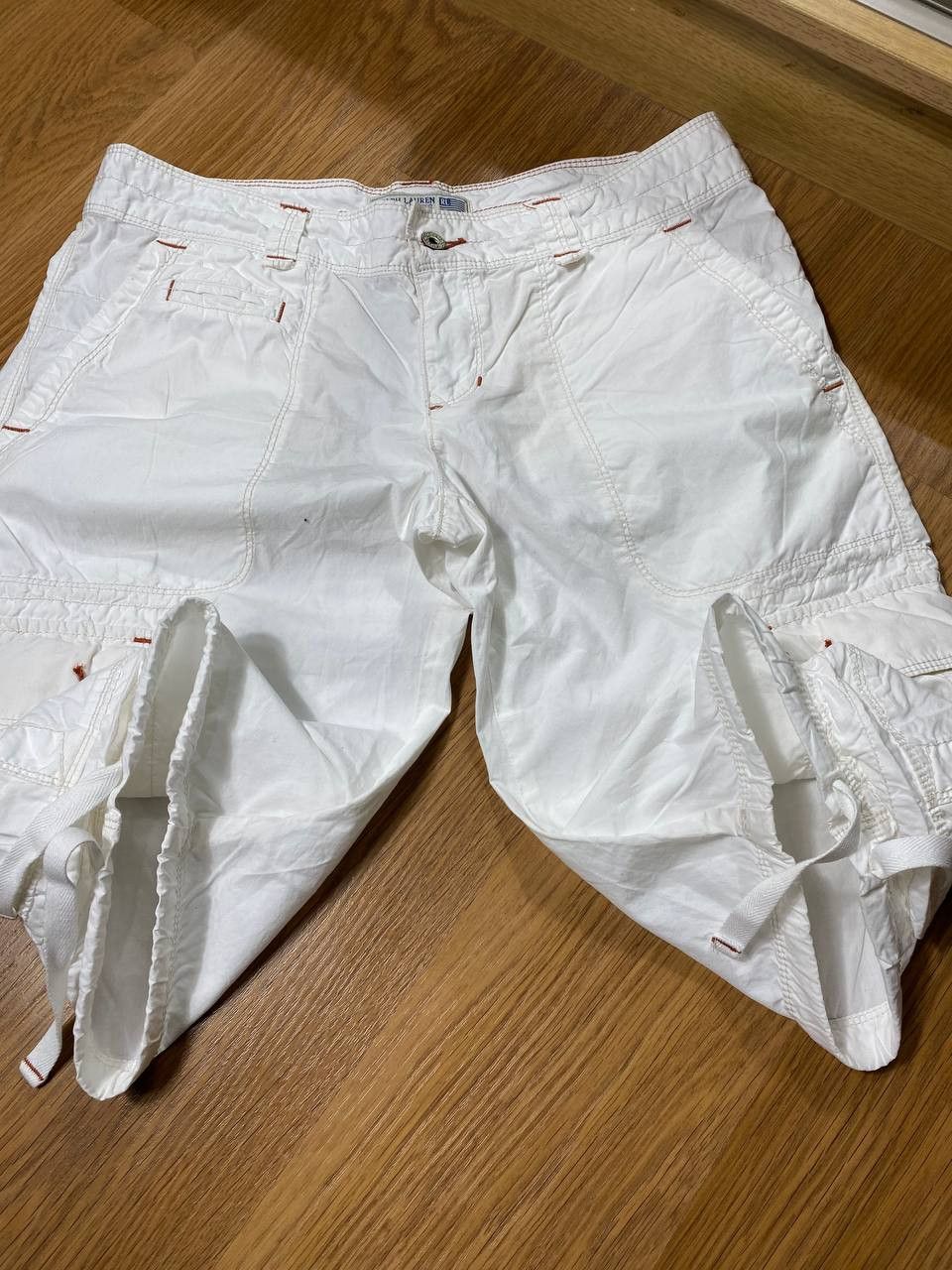 Japanese Brand × Polo Ralph Lauren Gothicana Y2K Bondage Gothic Multipocket Cargo Shorts Size US 30 / EU 46 - 5 Thumbnail