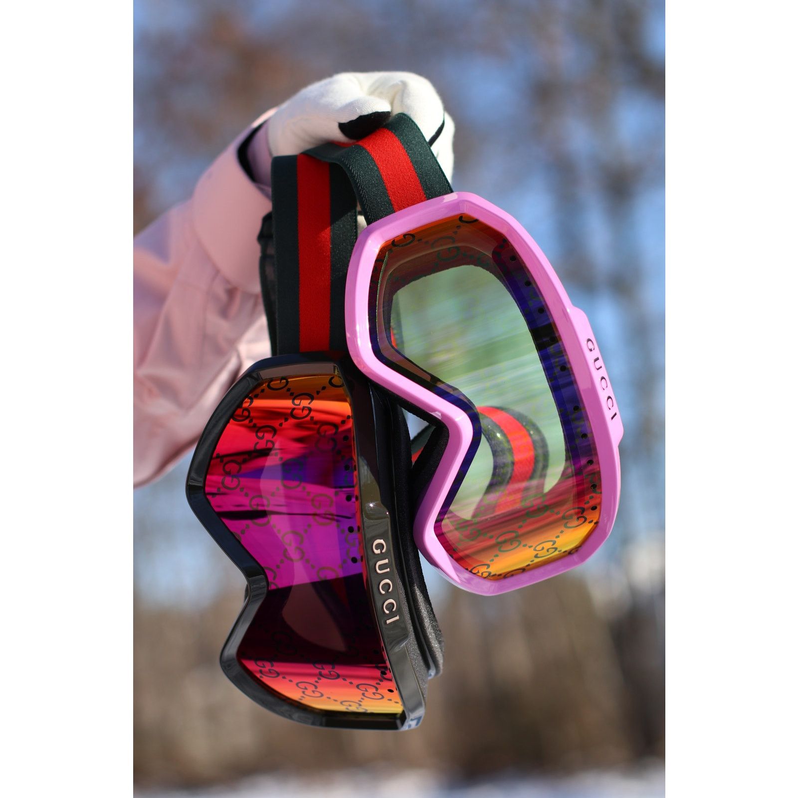 Gucci NEW Gucci SKI Mask ZEISS Lens GG1210S 004 Unisex Authentic Size ONE SIZE - 5 Thumbnail