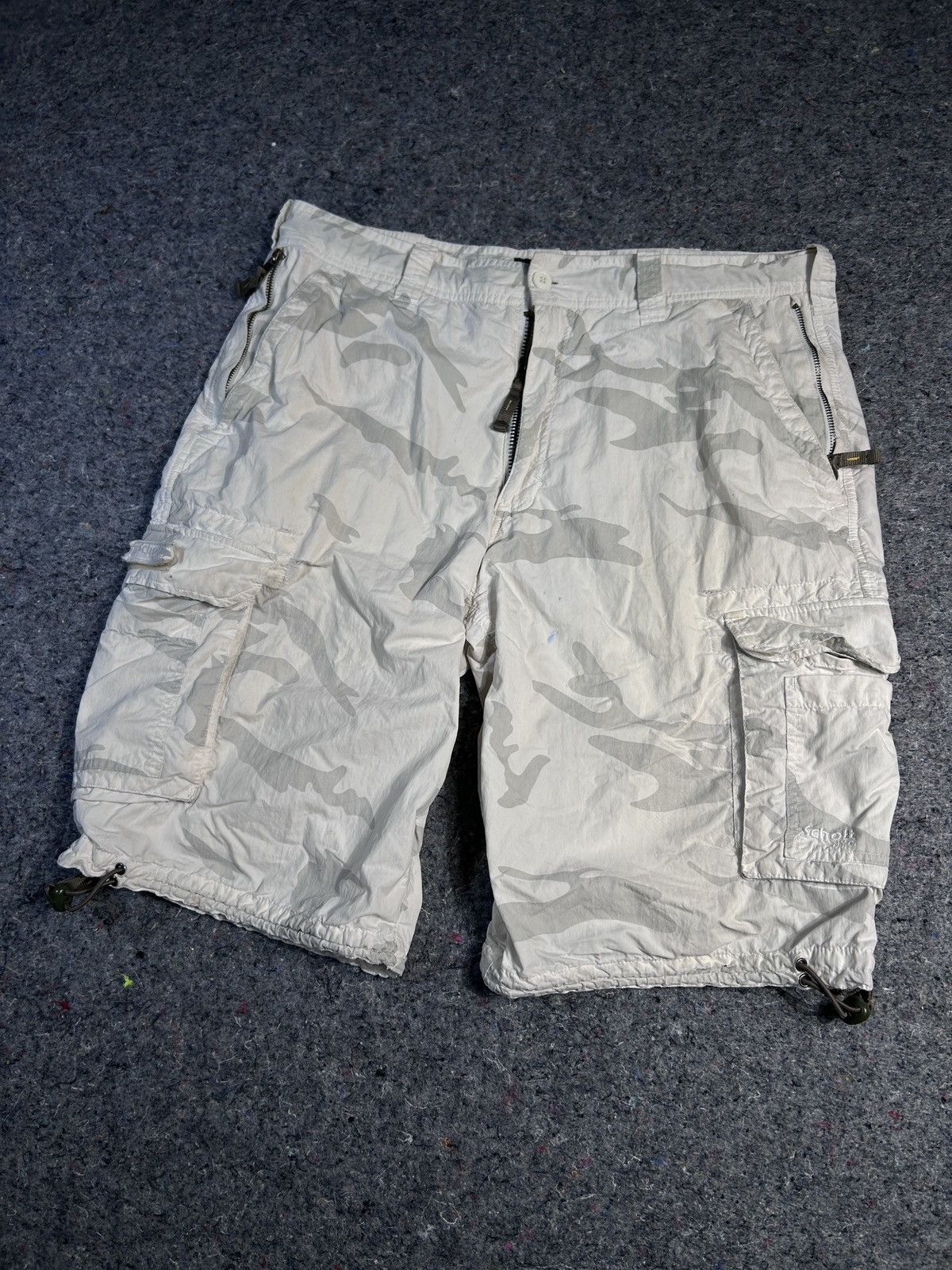 Schott Schott Long Length Camo Cargo Utility Shorts size 34 Size US 34 / EU 50 - 2 Thumbnail
