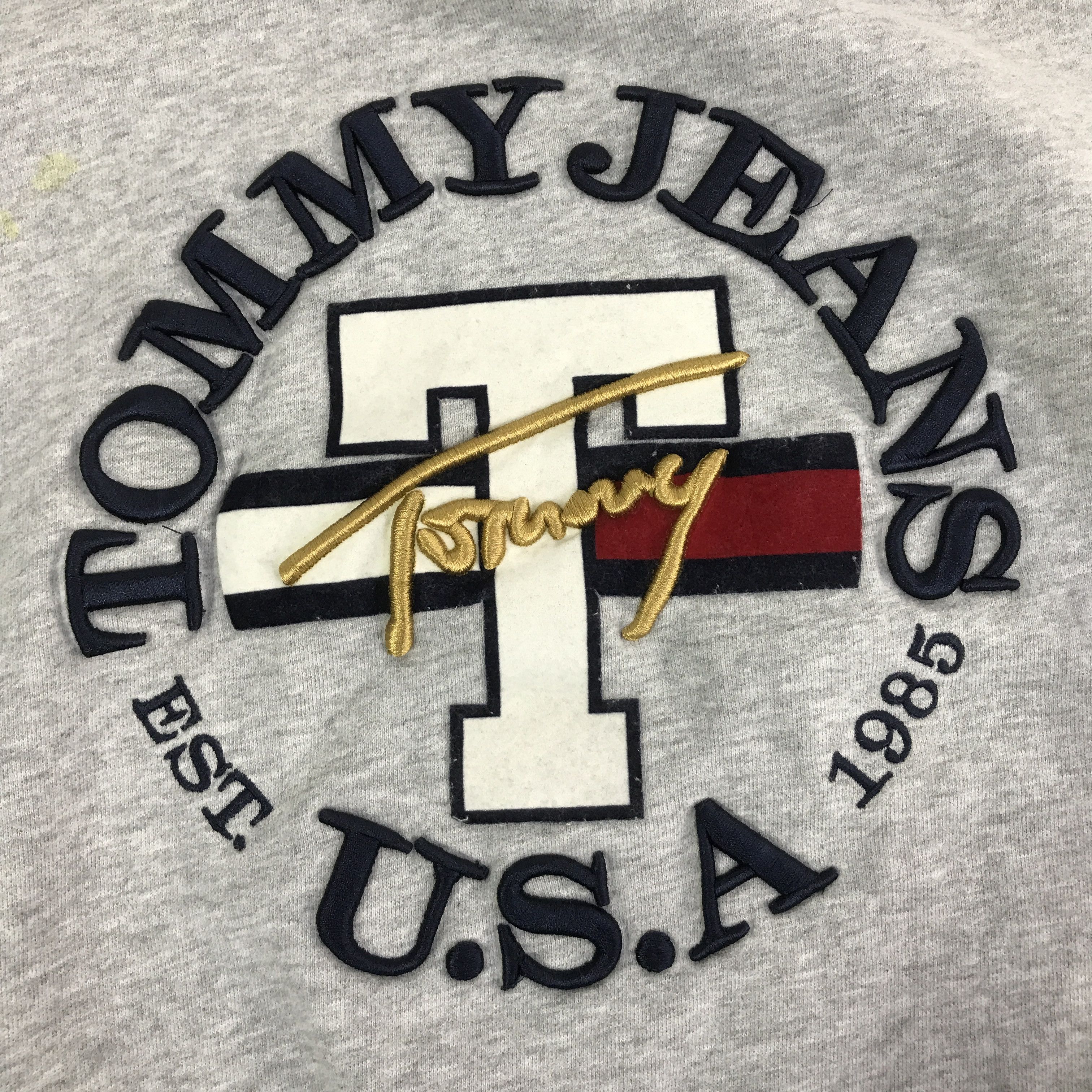 Tommy Hilfiger tommy jeans big logo sweatshirt K119B10 Size US S / EU 44-46 / 1 - 10 Thumbnail