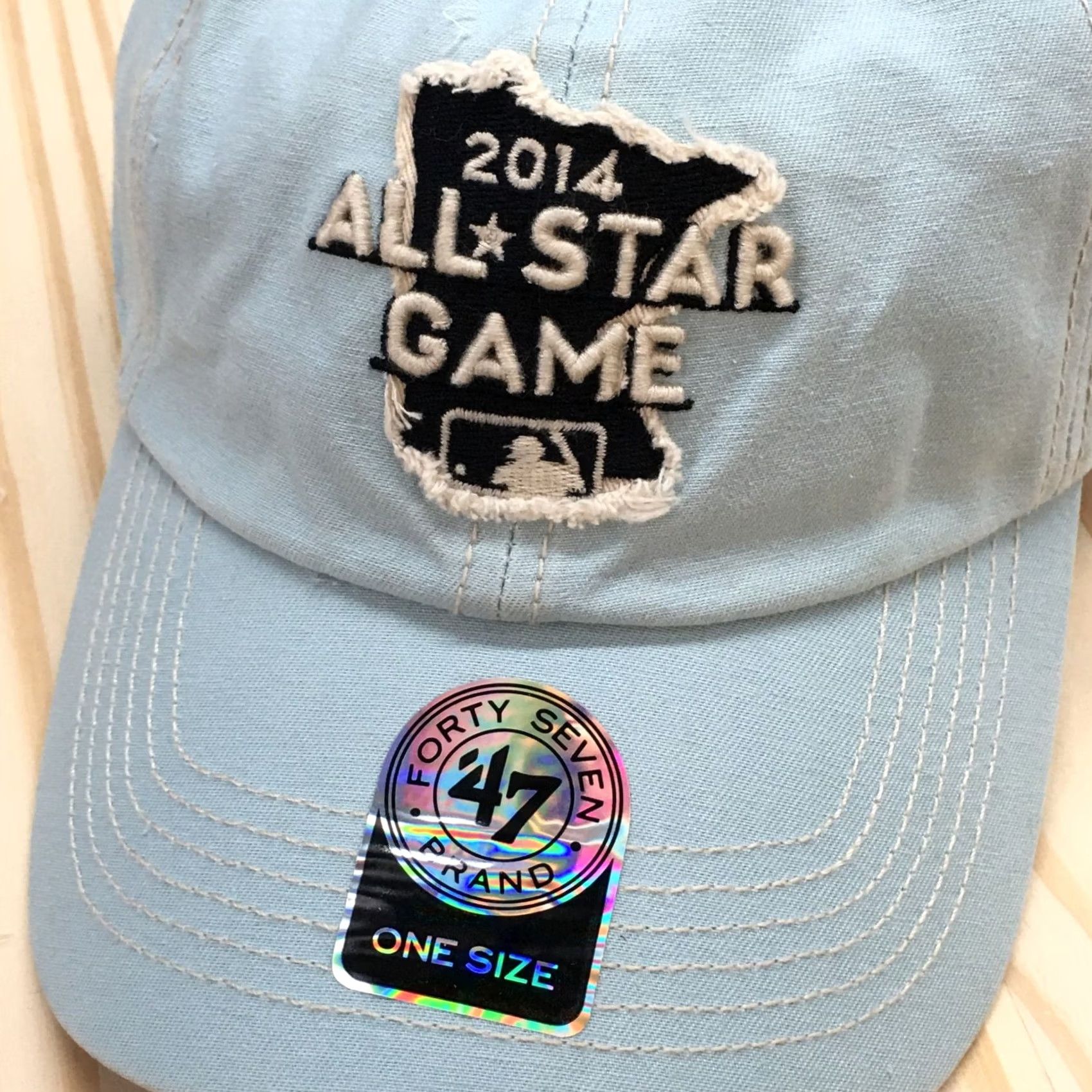 47 47 Minnesota Twins All Star Game Baseball Hat Men Beige OS Embroidered Logo NEW Size ONE SIZE - 2 Thumbnail