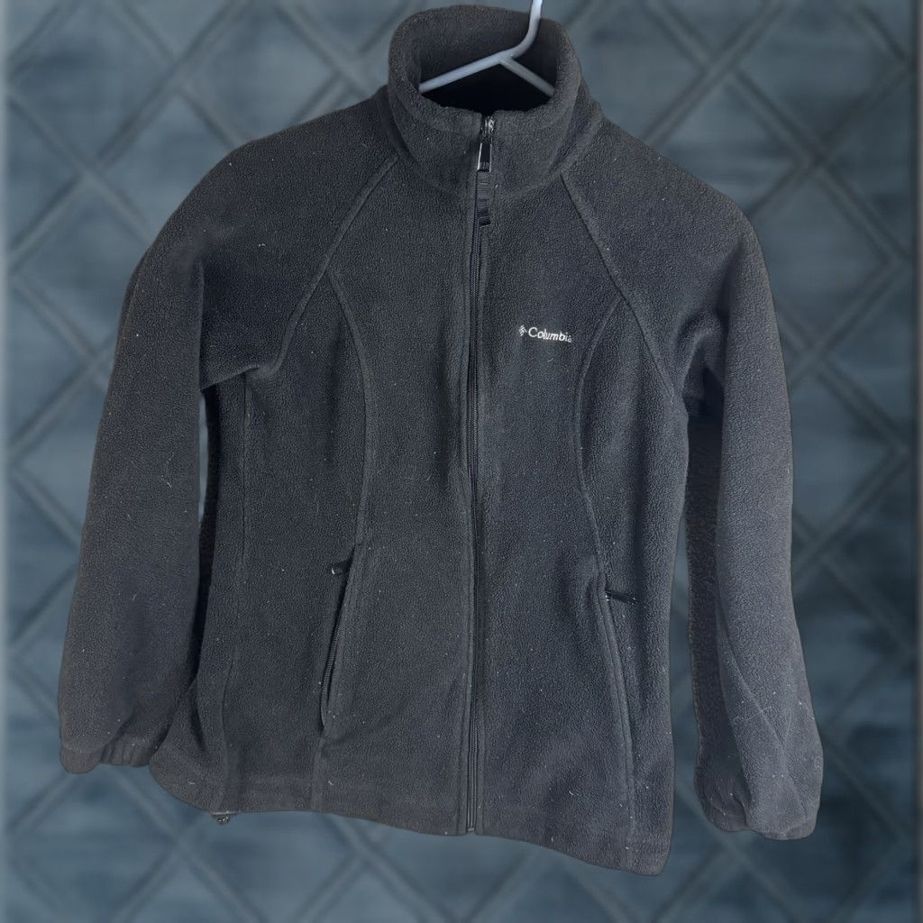 Vintage Columbia Fleece Jacket Womens Small Black Full Zip Pockets Lightweight Outdoor All Seasons Size S / US 4 / IT 40 - 1 Thumbnail