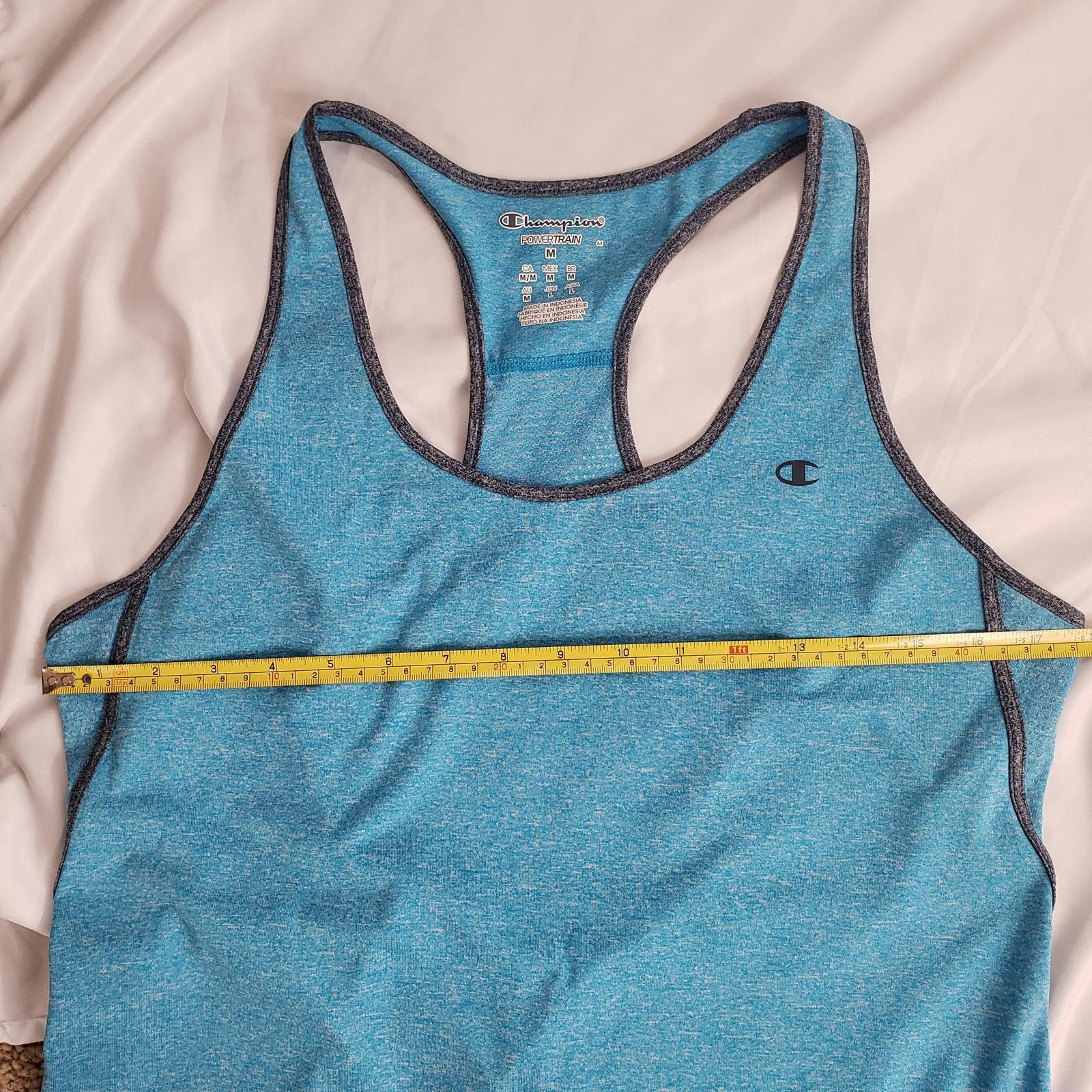 Champion Champion Women’s Powertrain Racerback Tank Top, Blue, Size M Size M / US 6-8 / IT 42-44 - 5 Thumbnail