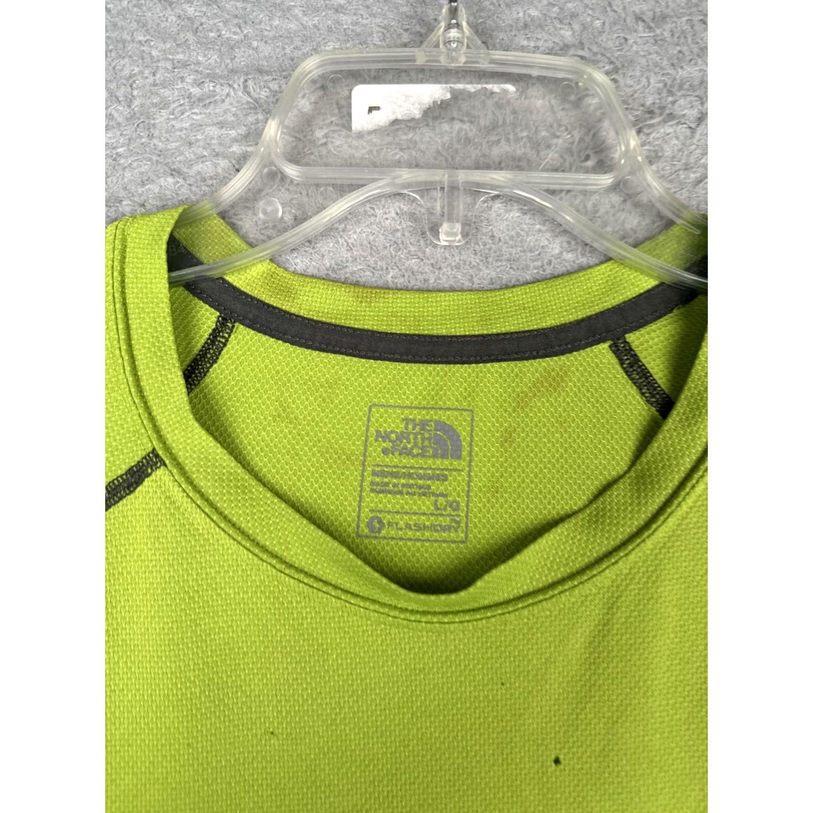 The North Face The North Face Shirt Mens L Green Crew Neck Short Sleeve FlashDry Logo Tee Size US L / EU 52-54 / 3 - 7 Thumbnail