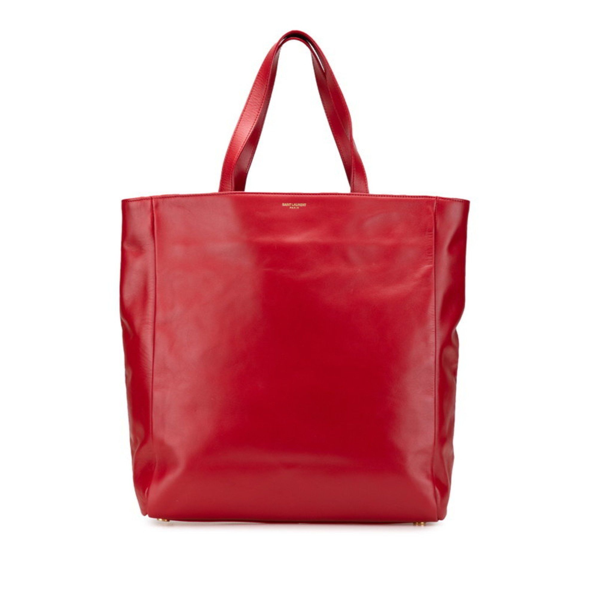 Saint Laurent reversible tote bag 318340 red leather women's SAINT LAURENT