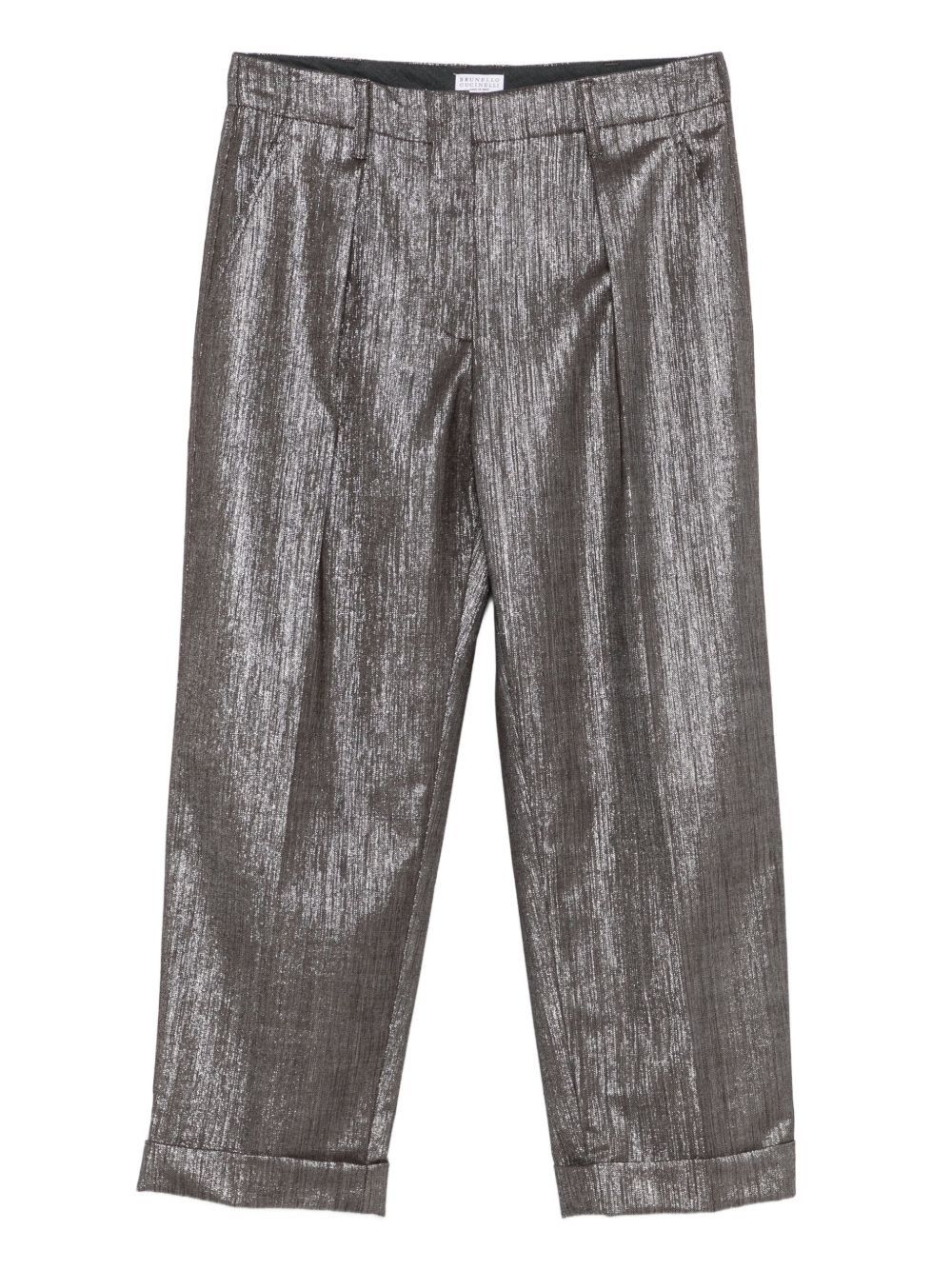 Brunello Cucinelli WOOL BLEND TROUSERS Size 27" / US 4 / IT 40 - 1 Thumbnail