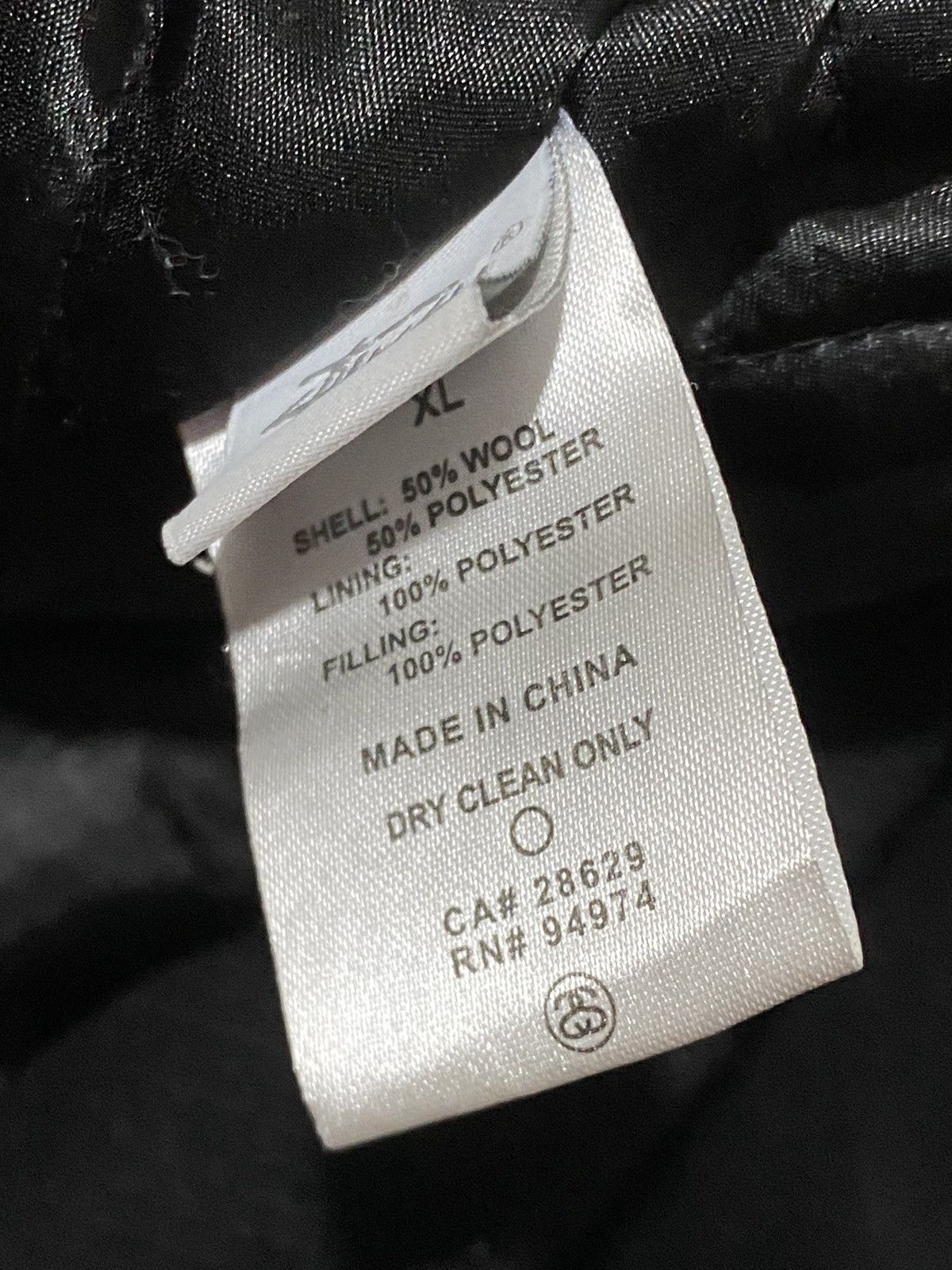 Stussy Stüssy Tribe Varsity Jacket, size XL, black with patch, used Size US XL / EU 56 / 4 - 13 Thumbnail