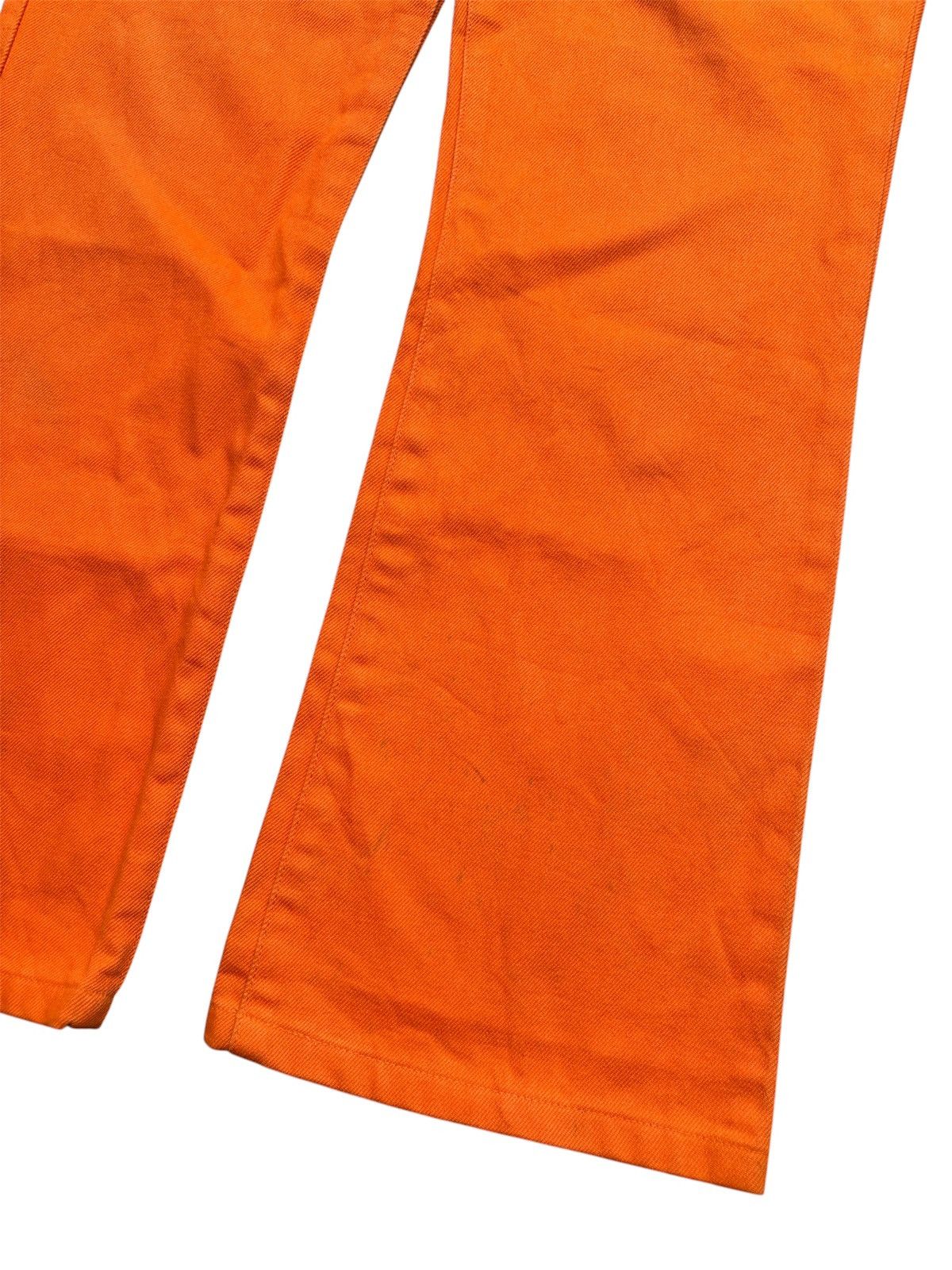 Junya Watanabe SS02 Poem Runway Orange Bootcut Jeans Size US 30 / EU 46 - 9 Thumbnail