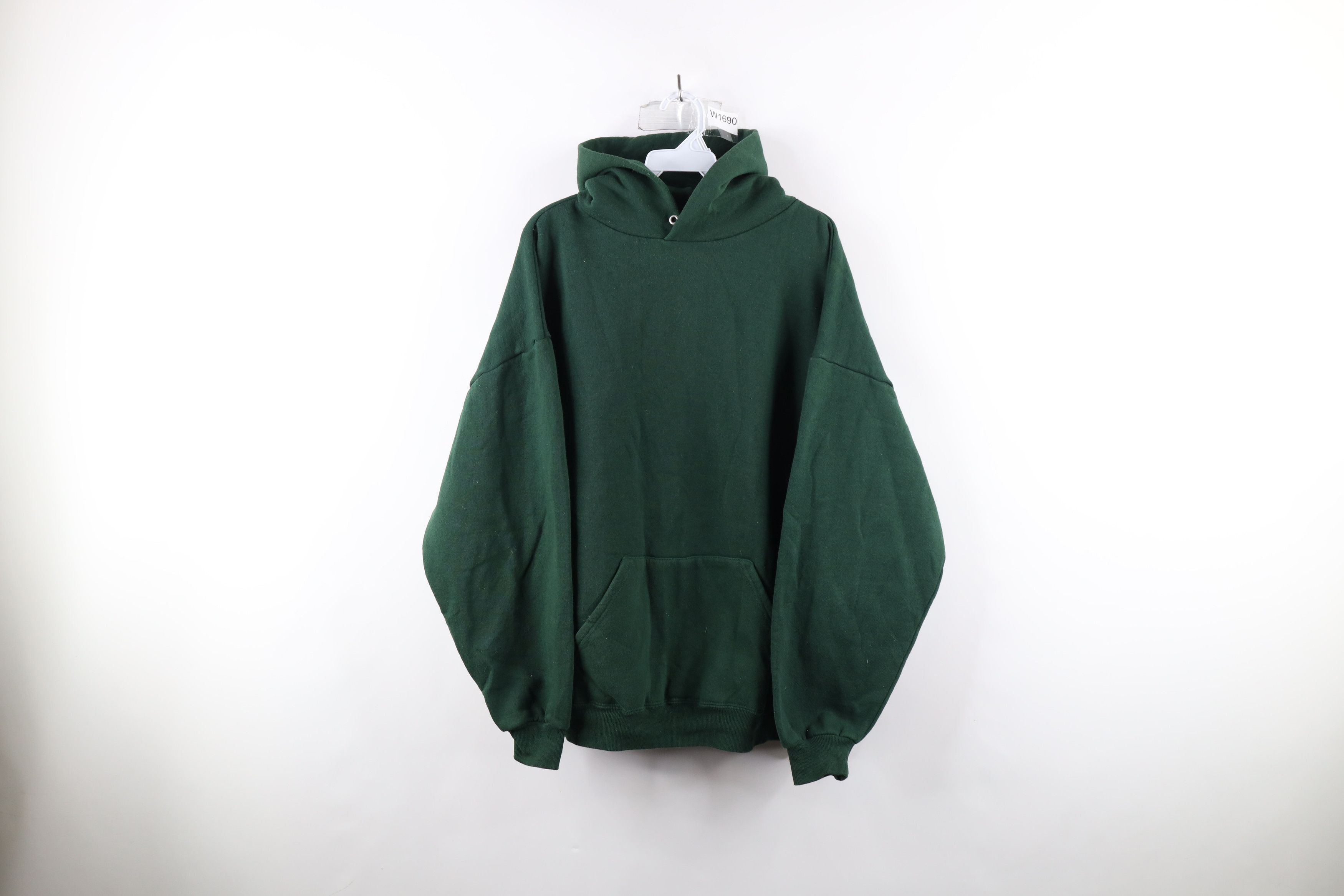 image of Vintage 90's Streetwear Heavyweight Sweatshirt Green Usa, Men's (Size 2XL)