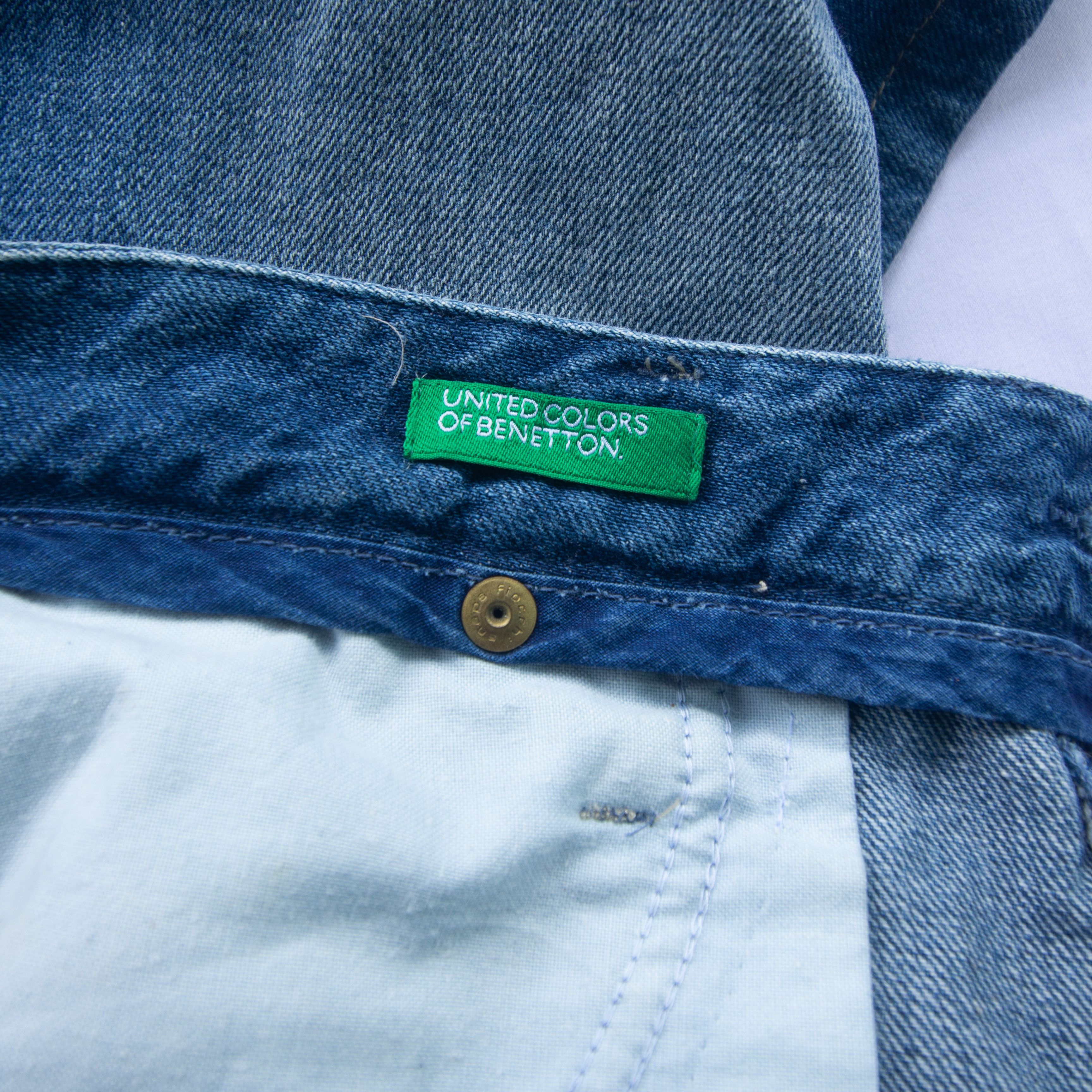 Benetton × United Colors Of Benetton Benetton Flower Embroidered Jeans Bootcut Size 34" / US 12 / IT 48 - 8 Thumbnail