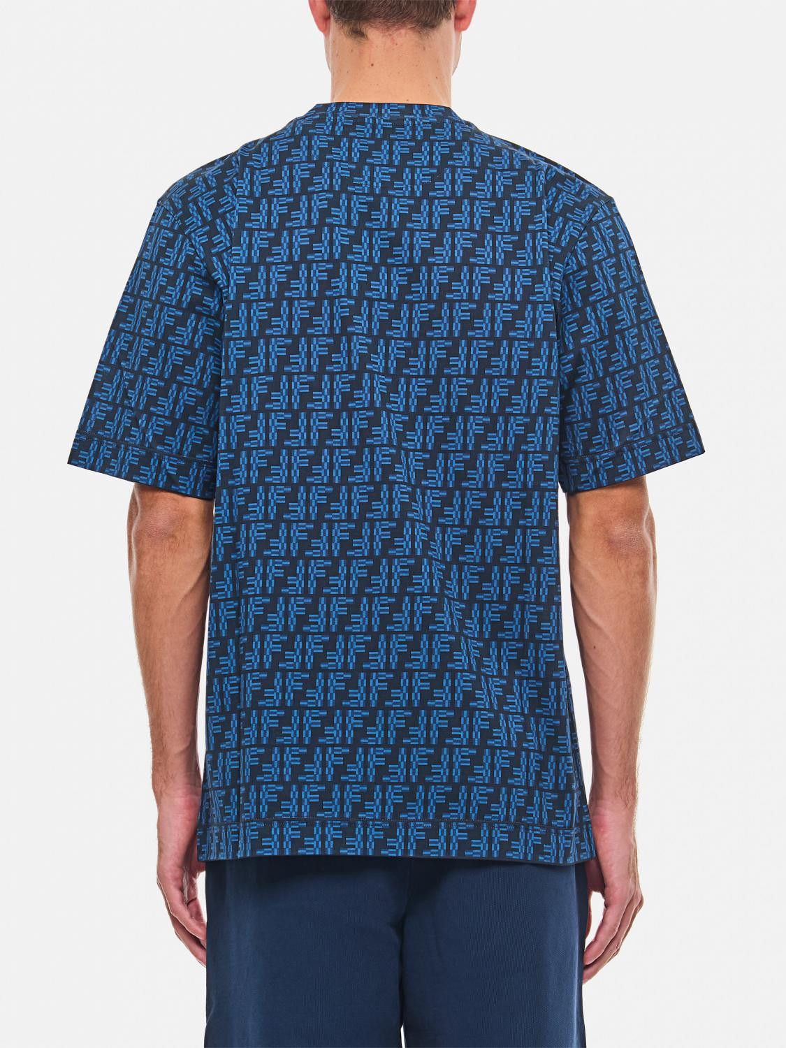 Fendi o1s1wg111225 T-Shirt in Blue Size US M / EU 48-50 / 2 - 2 Thumbnail