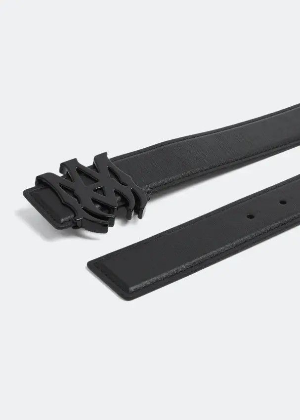 Amiri oc11z0525 Size: 70 / M.A Logo Belt in Black Size 28 - 2 Thumbnail