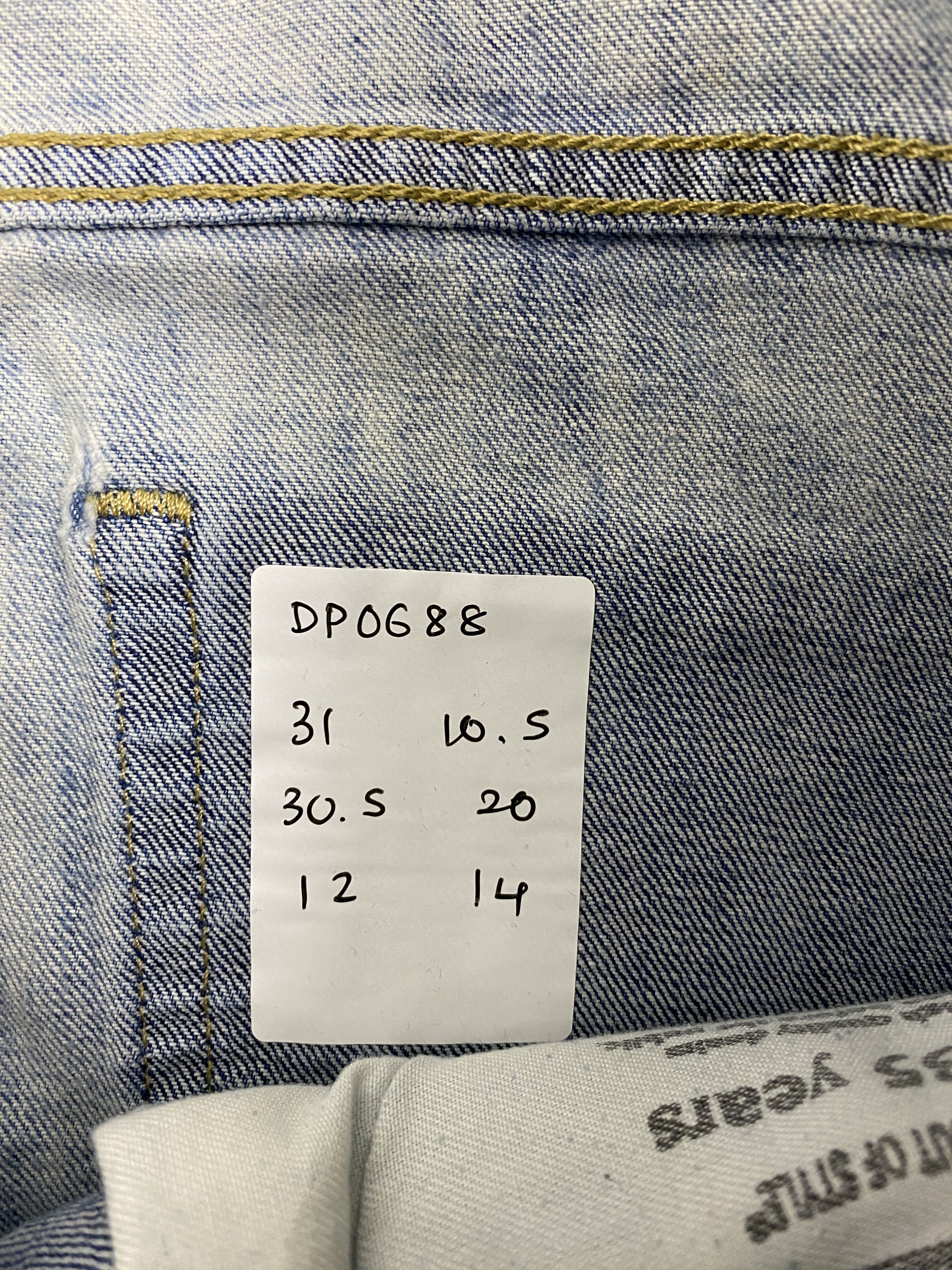 Levi's × Vintage Vintage Levis 508 Acid Washed Jeans Size US 28 / EU 44 - 15 Thumbnail