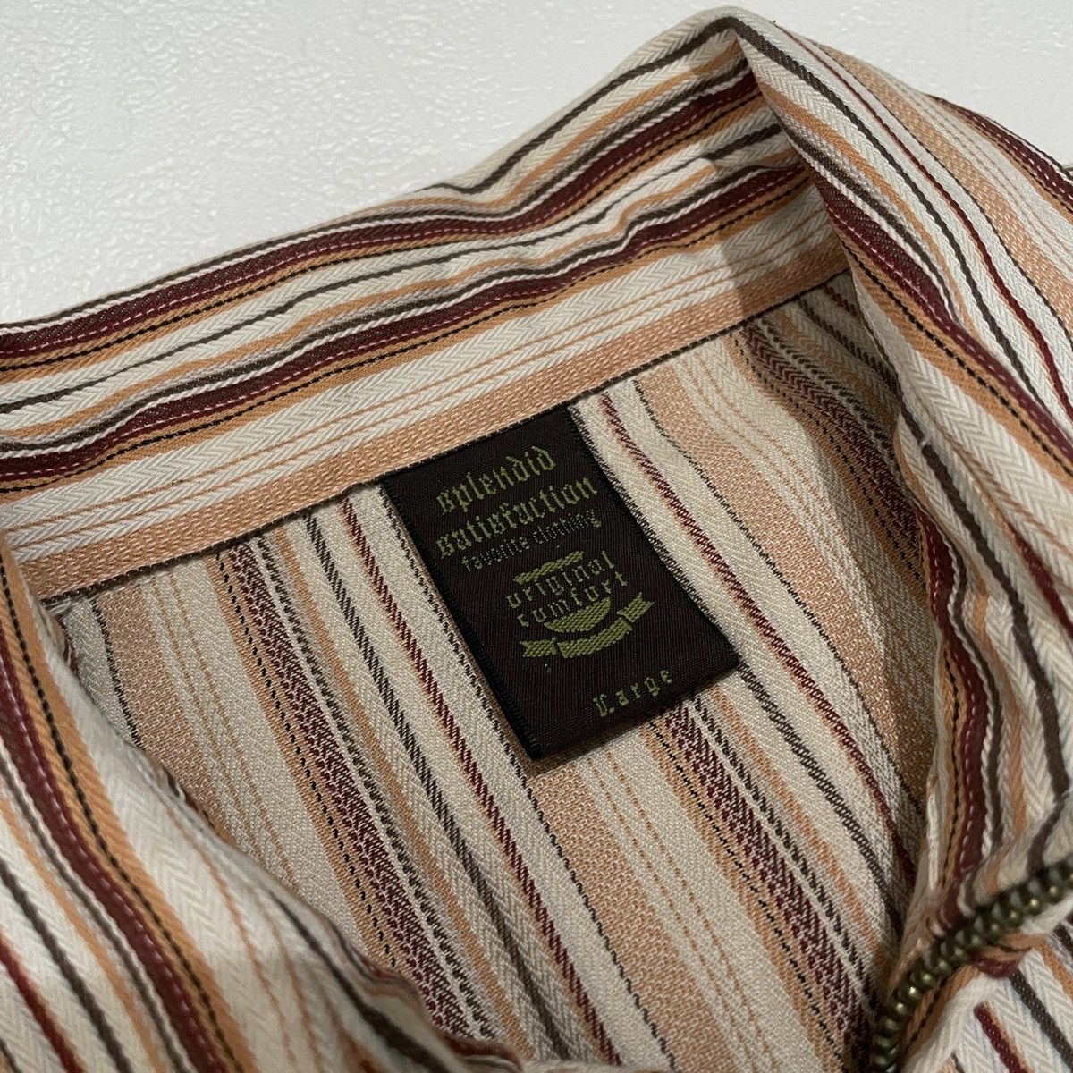If Six Was Nine Vintage japanese punk splendid satisfaction stripe Ls Shirt Size US L / EU 52-54 / 3 - 4 Thumbnail