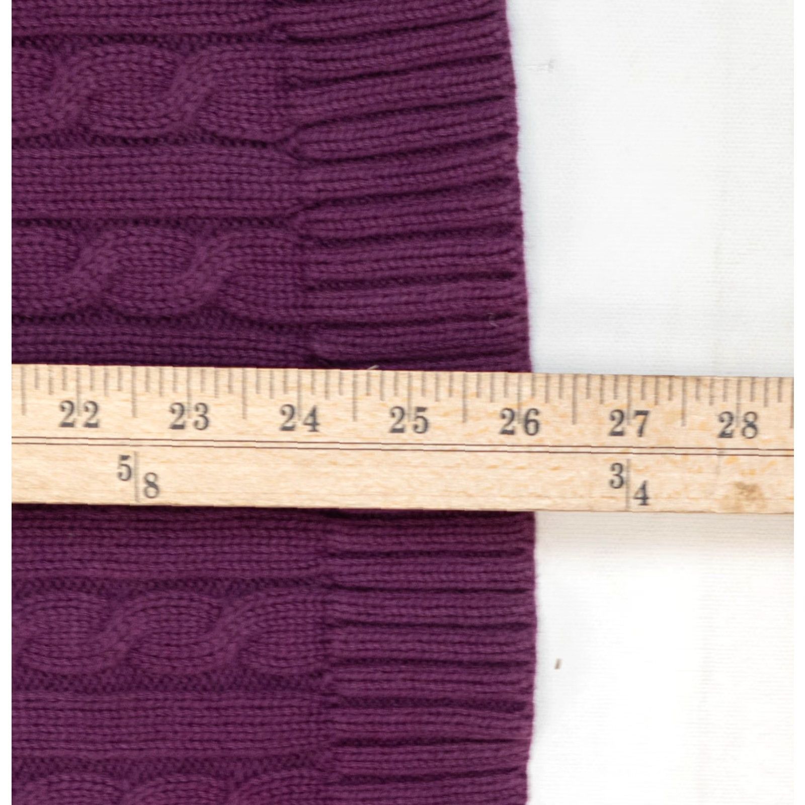 Vintage VINTAGE LL Bean Sweater Womens XL Purple Cable Knit Fisherman Cotton Classic Style Cozy Size XL / US 12-14 / IT 48-50 - 6 Thumbnail