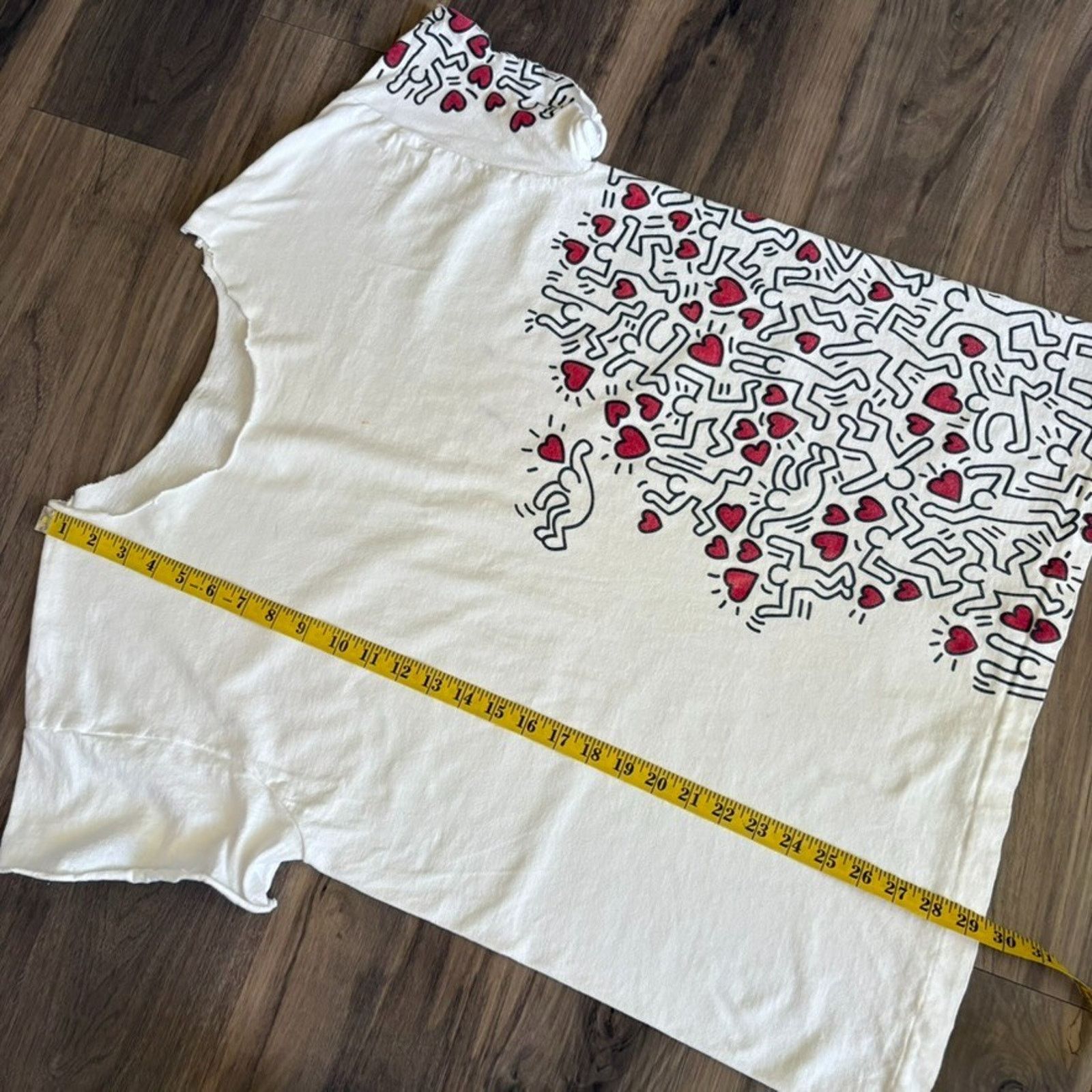 Keith Haring Vintage Keith Haring Manpower Art T-Shirt Men's Size XL Size US XL / EU 56 / 4 - 6 Thumbnail