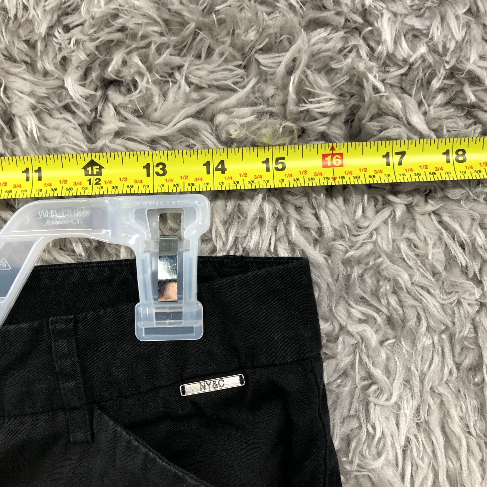 CO New York & Co Chino Pants Size 8 Tall Womens Mid Rise Straight Leg Black Size 30" / US 8 / IT 44 - 2 Thumbnail