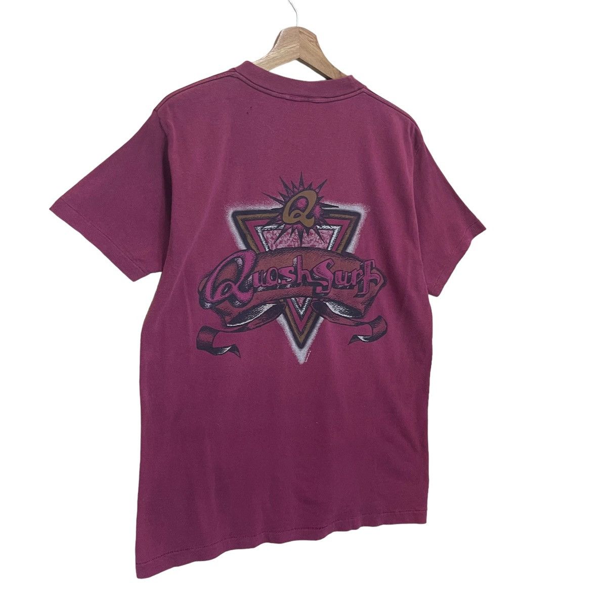 Quasi Skateboards Vintage 90s Quash Surf Crewneck T-Shirt Size US M / EU 48-50 / 2 - 2 Thumbnail