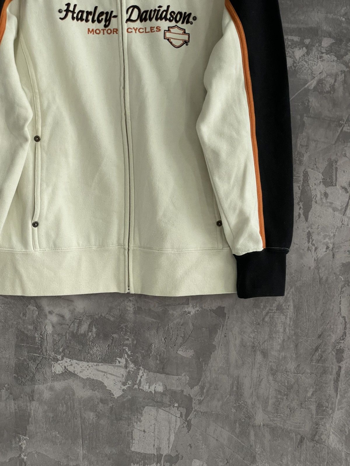 Harley Davidson × Hysteric Glamour Vintage Y2K Harley Davidson Zip-up Glamour Hoodie Size M / US 6-8 / IT 42-44 - 6 Thumbnail