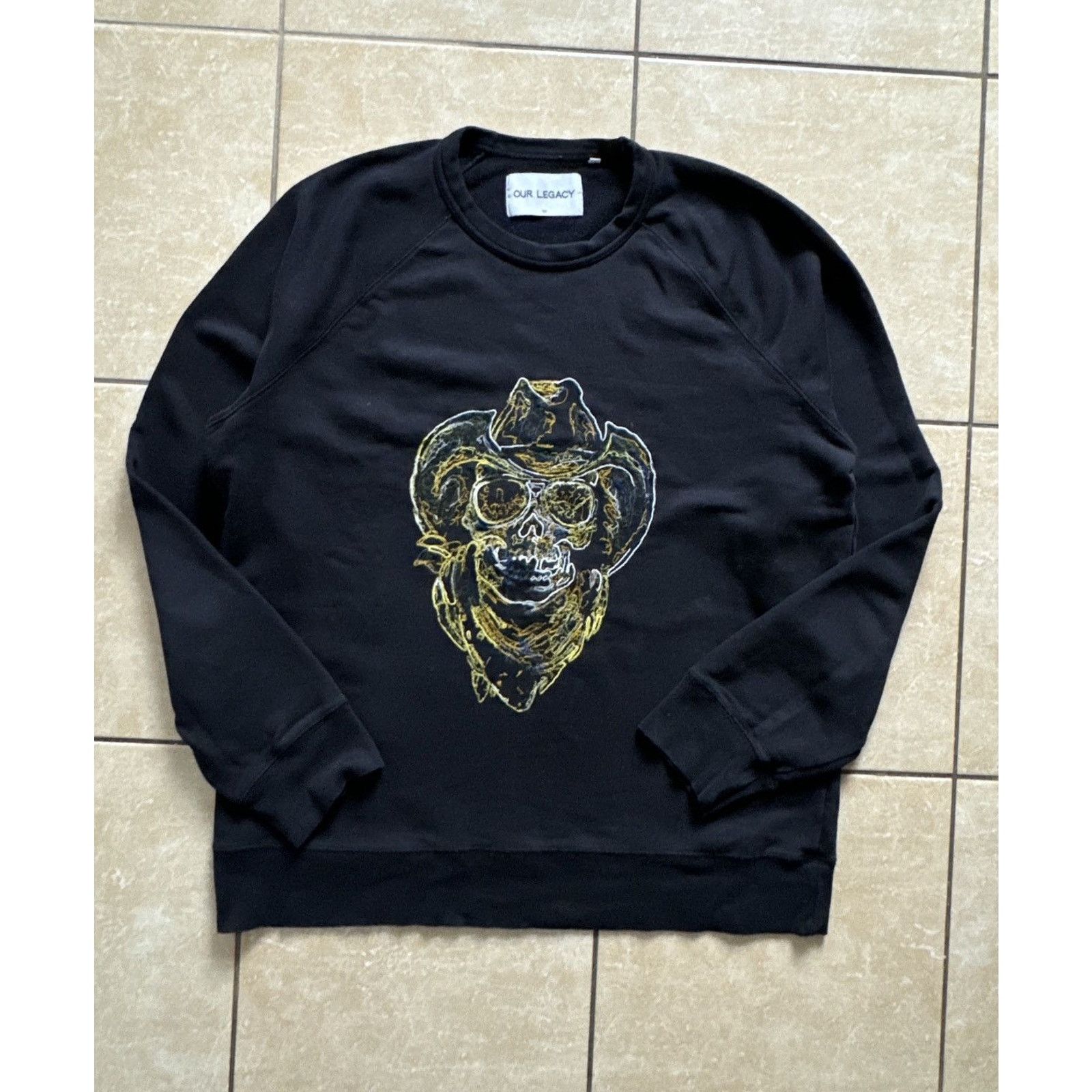 Our Legacy Our Legacy Neon Skull sweatshirt Size US M / EU 48-50 / 2 - 1 Thumbnail