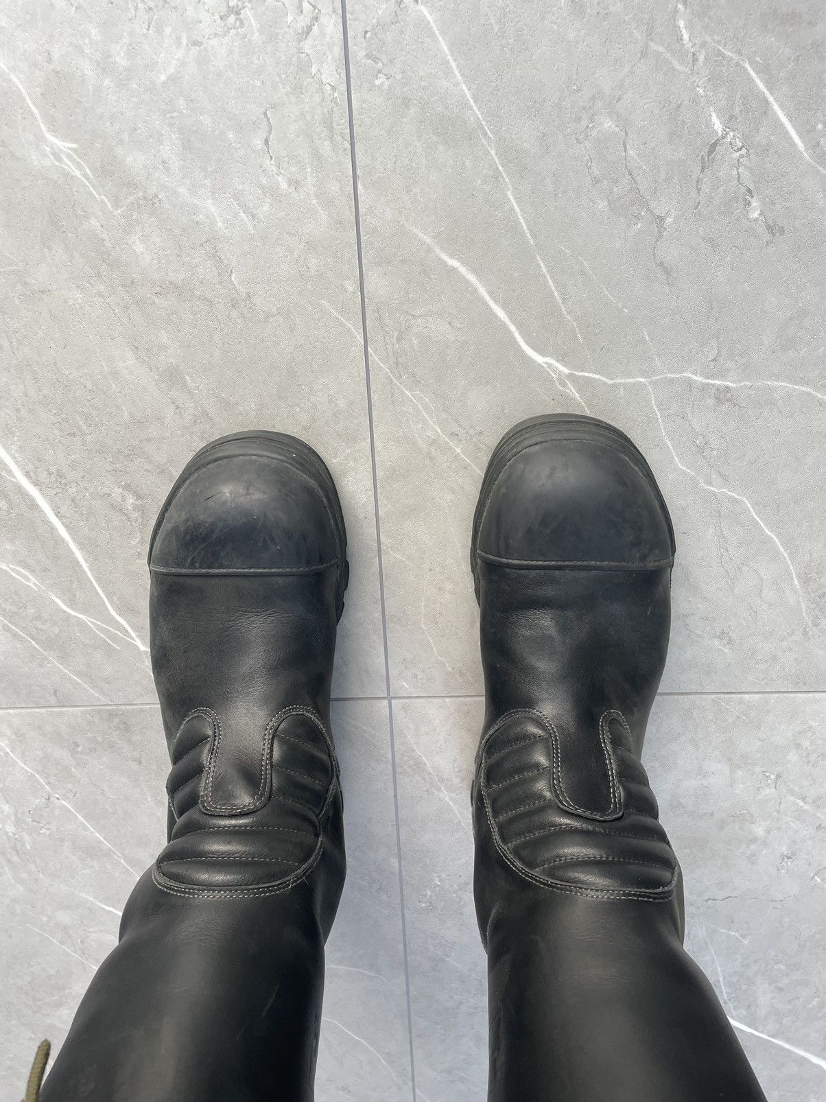 Vintage 70s Vintage Military Black Leather Combat Boots Size US 9 / EU 42 - 4 Thumbnail