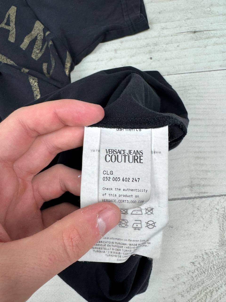 Versace Jeans Couture Versace Jeans Couture T Shirt Big Logo Size US S / EU 44-46 / 1 - 7 Thumbnail